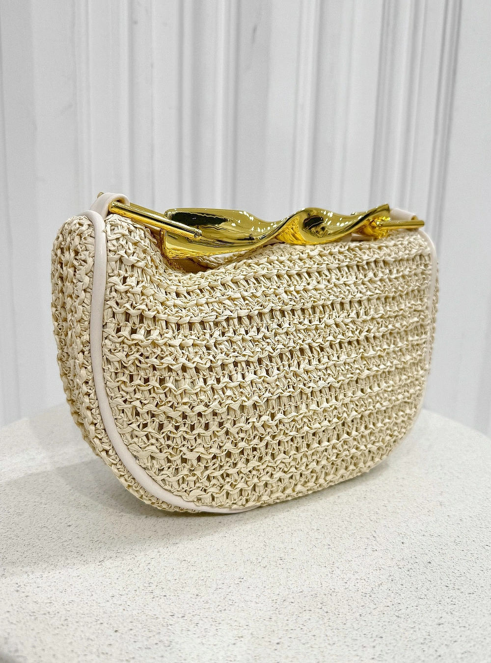 Bolso paper asa metal