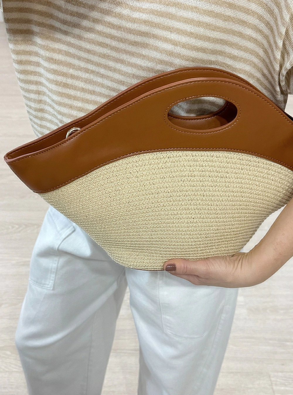 Bolso paper asa troquelada
