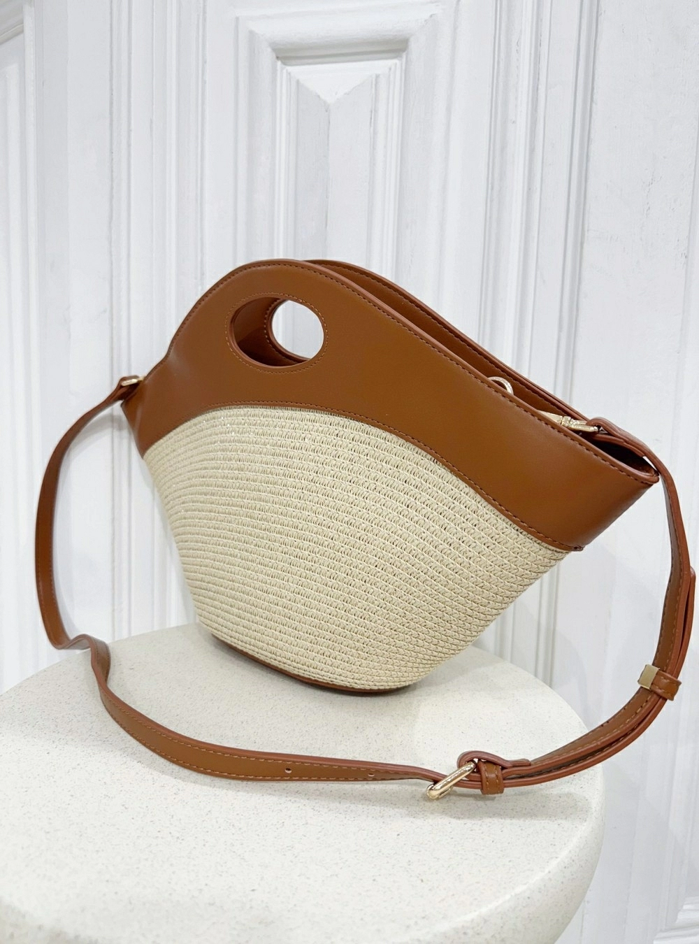 Bolso paper asa troquelada