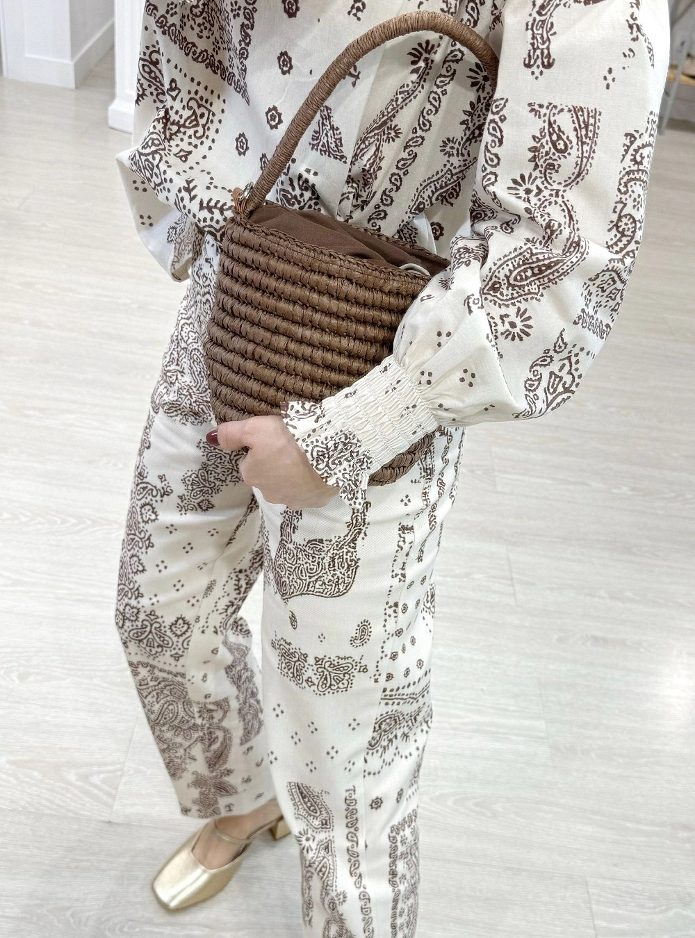 Bolso paper cesta un asa