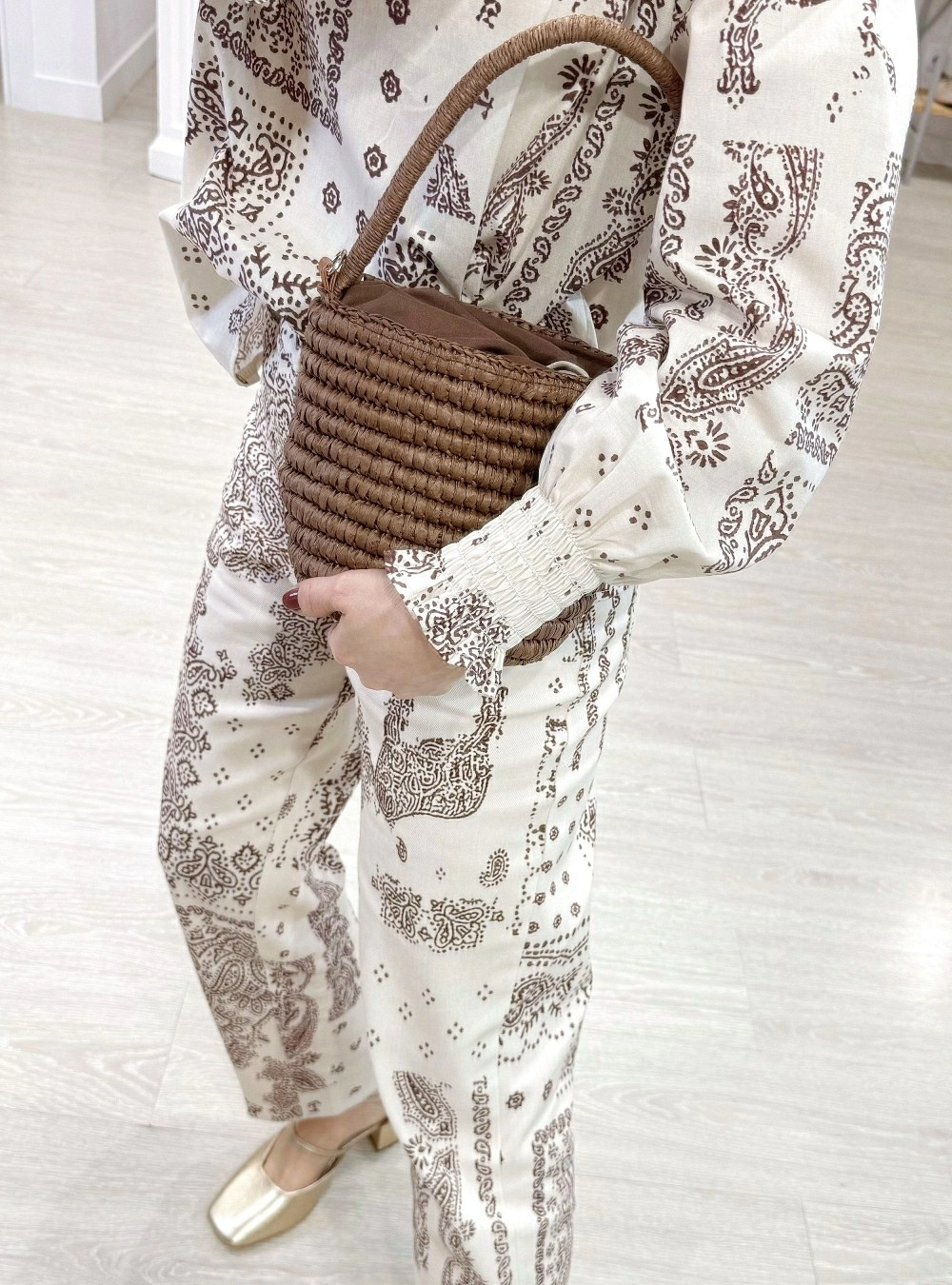 Bolso paper cesta un asa