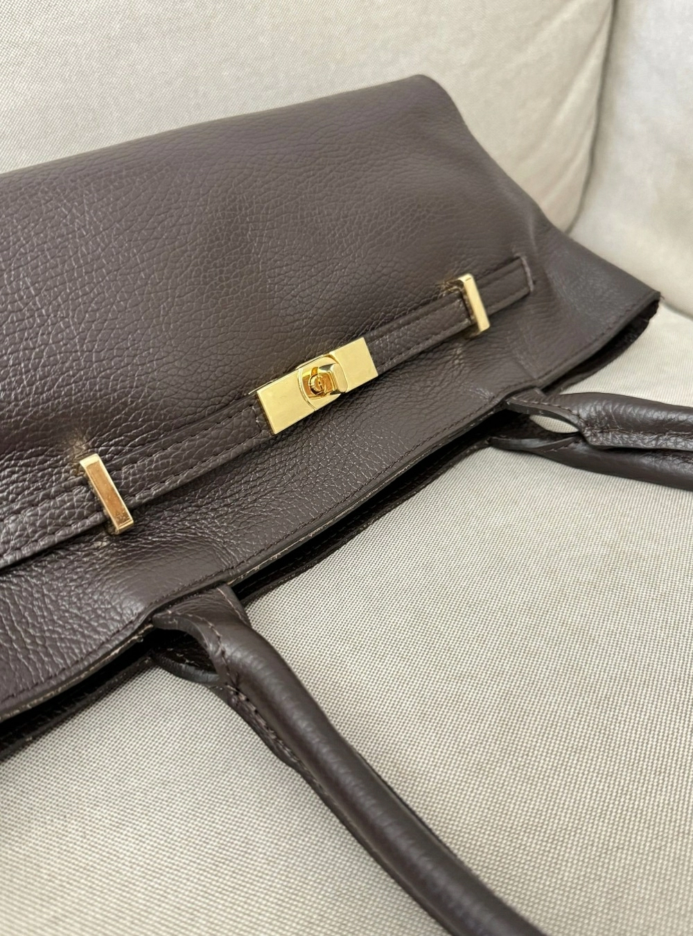 Bolso piel asas hombro Bolso piel asas hombro