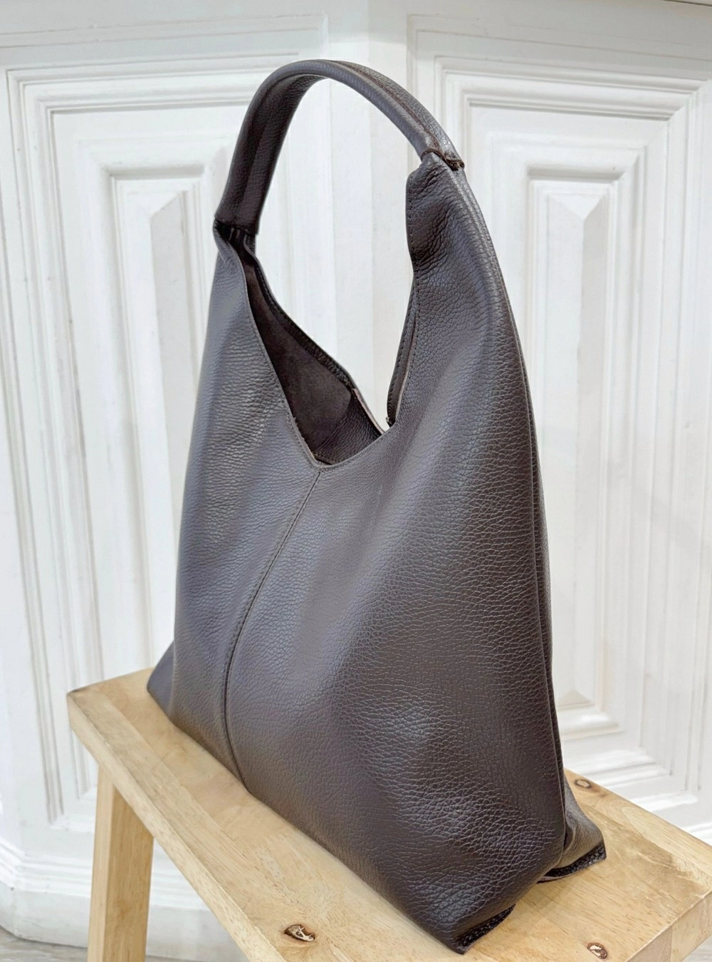 Bolso piel mediano saco