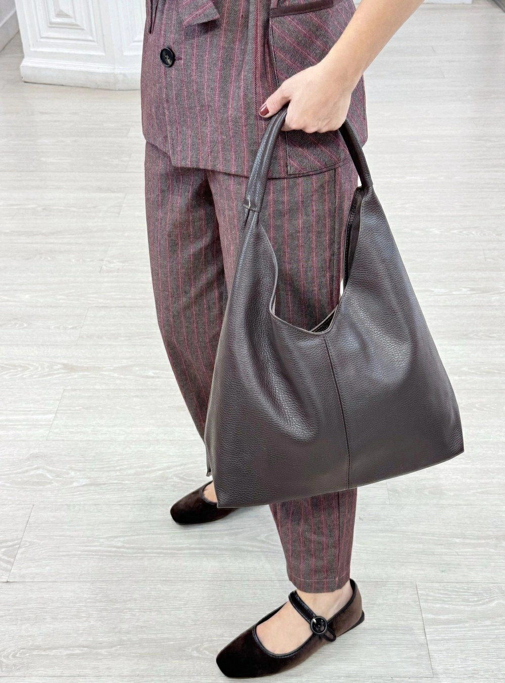 Bolso piel mediano saco