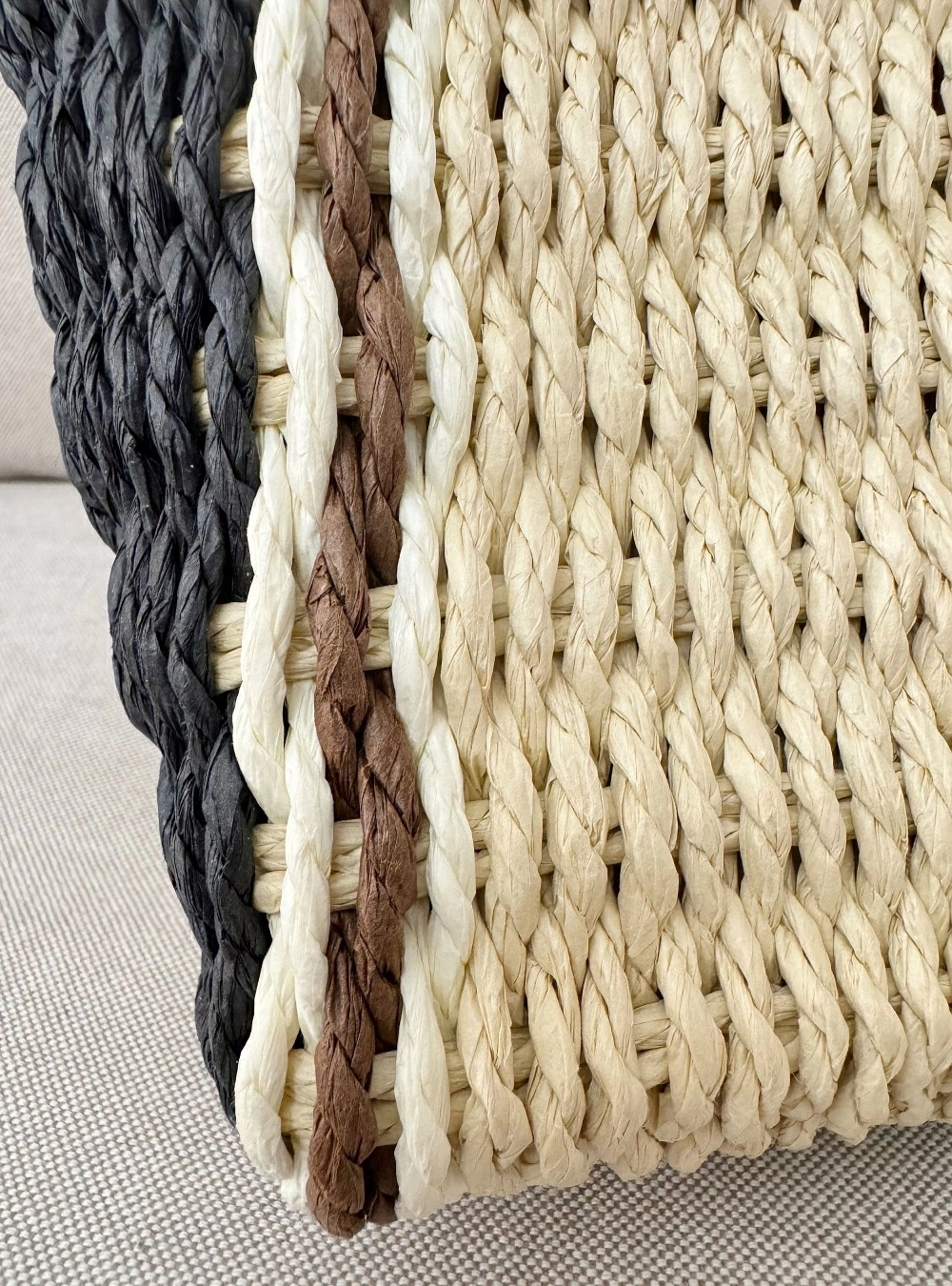 Bolso tote rafia pape