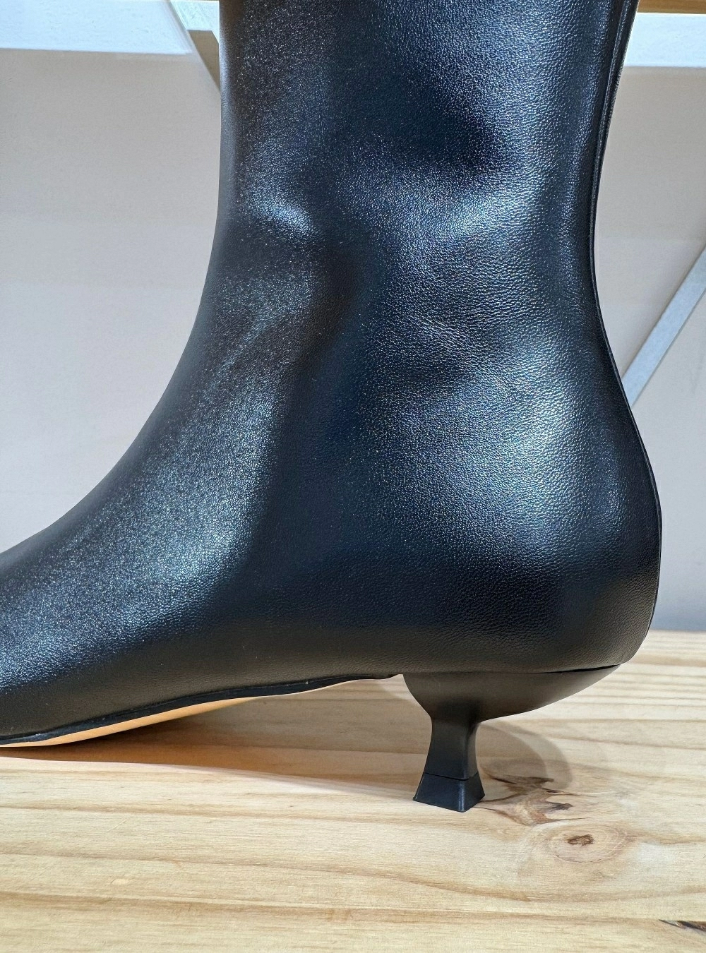 Bota alta tacón fino