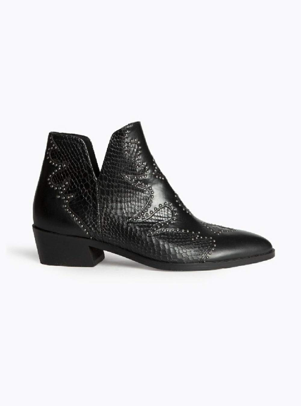 Botin cowboy tachas