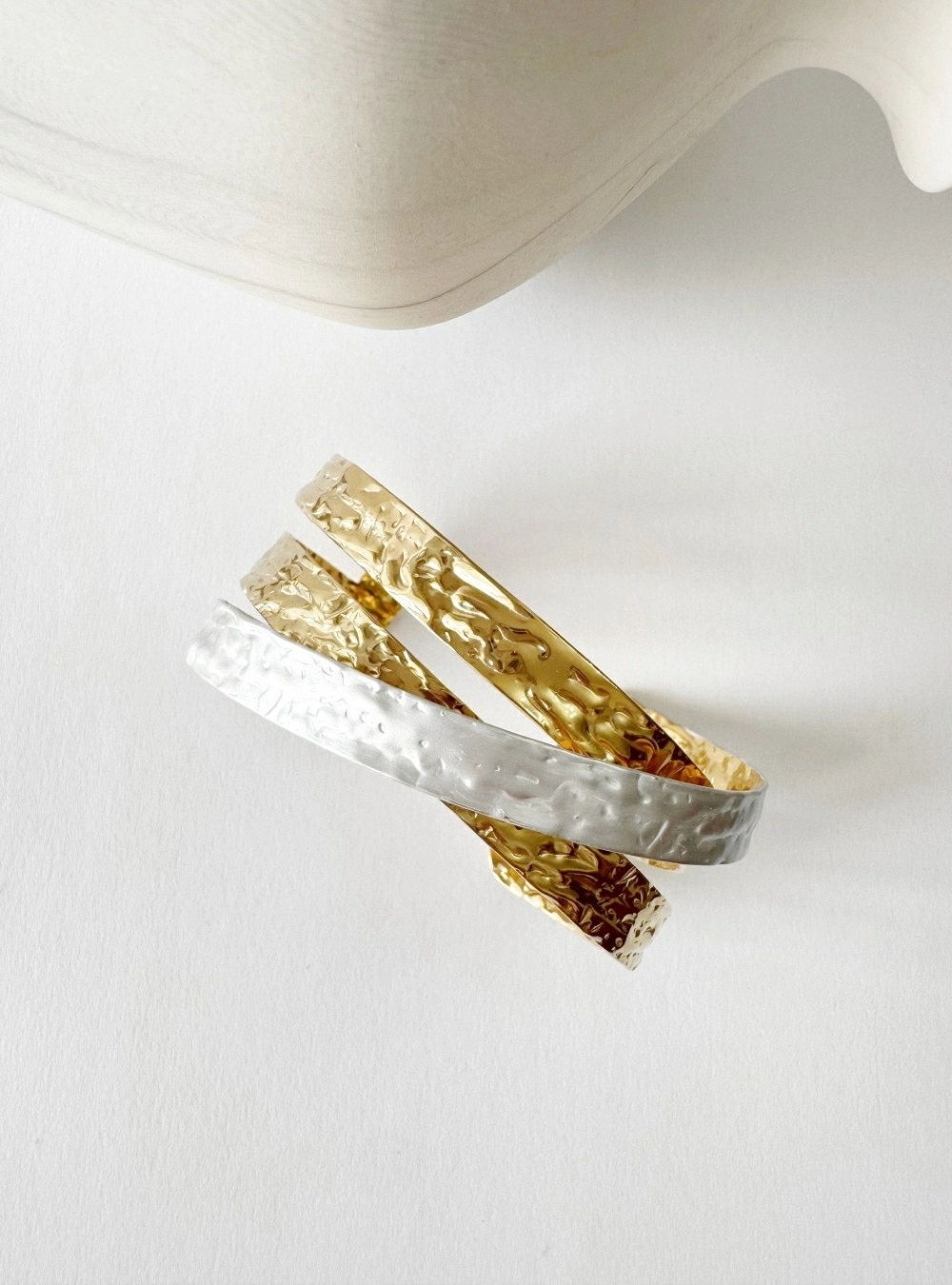 Brazalete 3 aros 1 lacado
