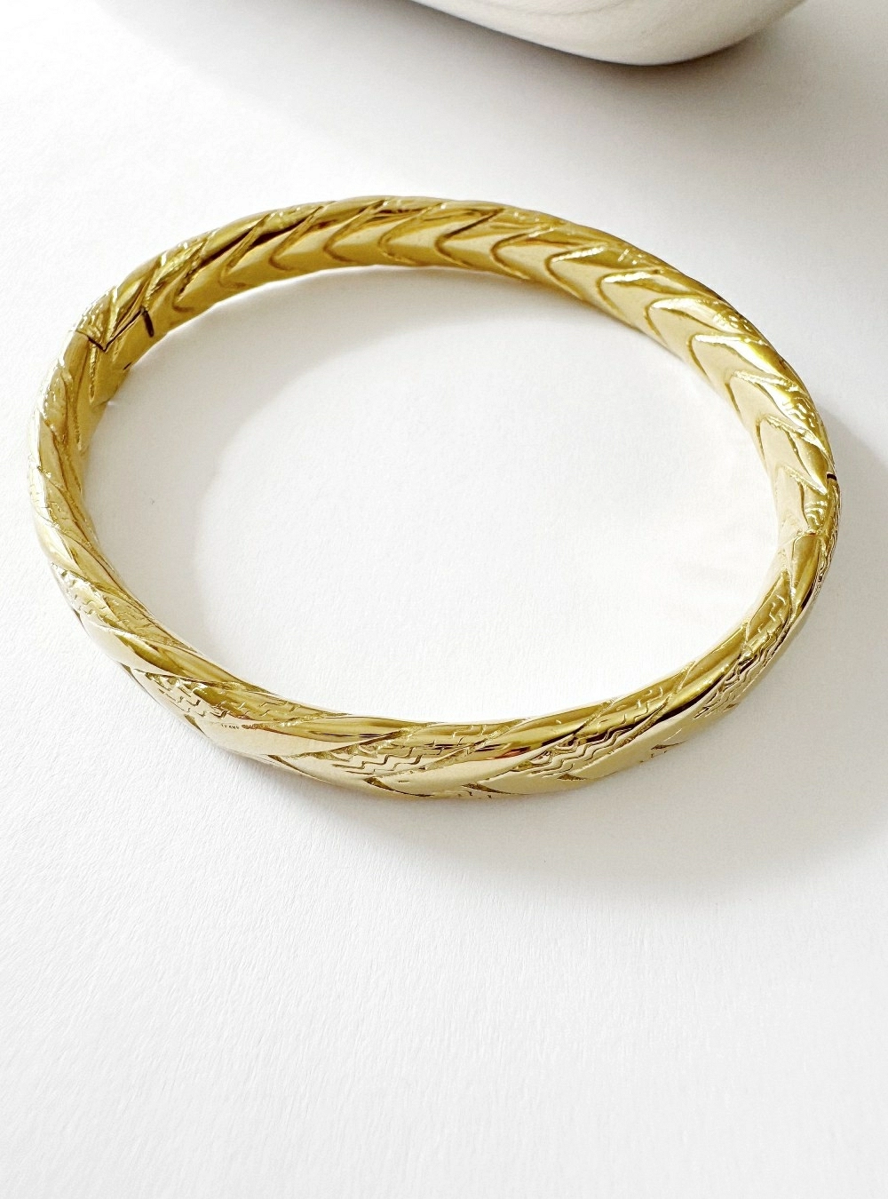 Brazalete acero trenza