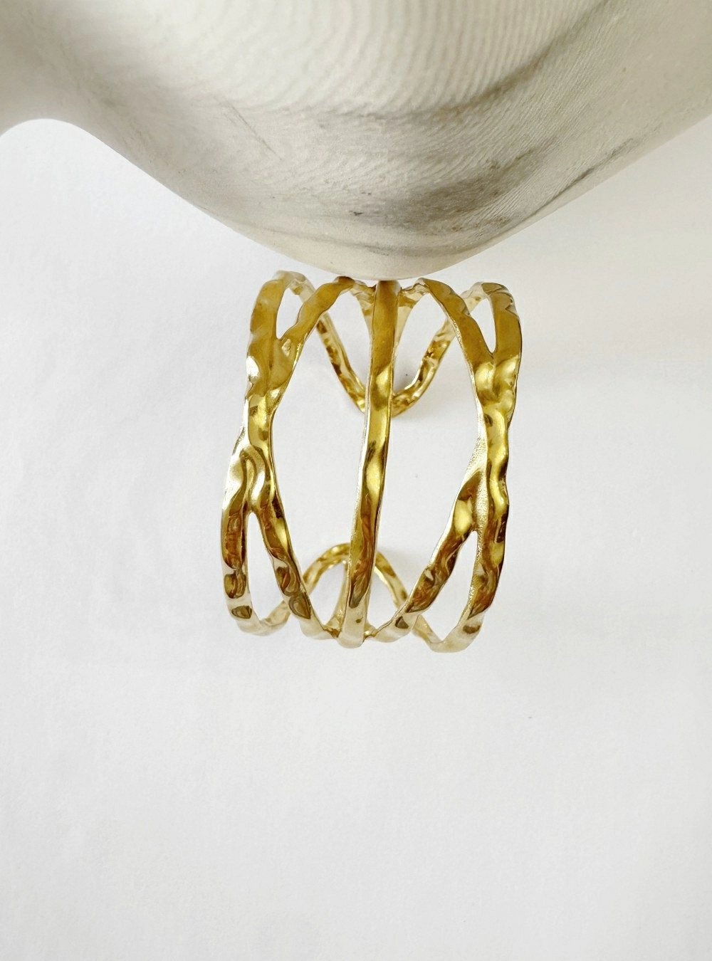 Brazalete aros rugosos