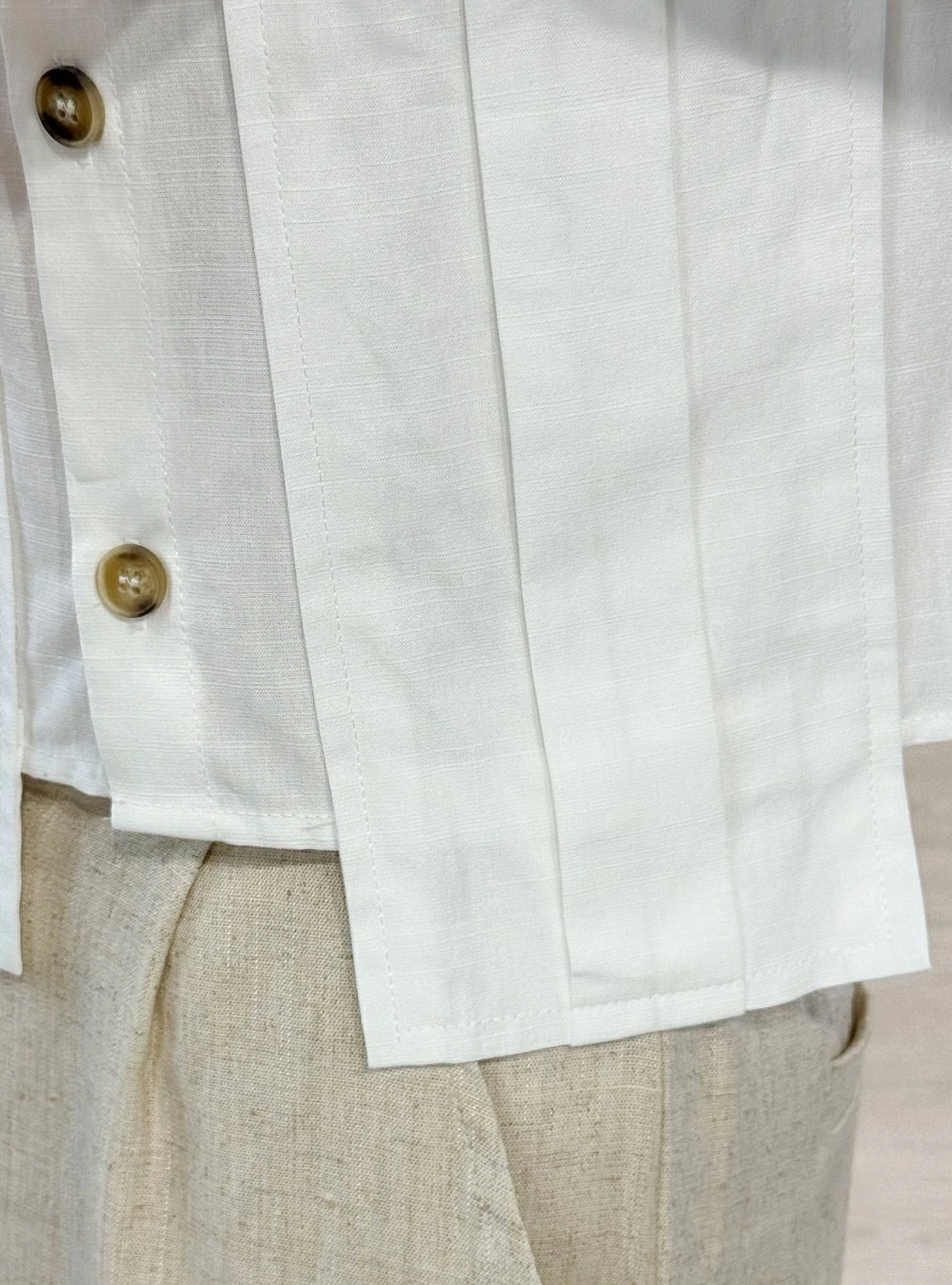 Camisa MC corta bolsillo largo Camisa MC corta bolsillo largo