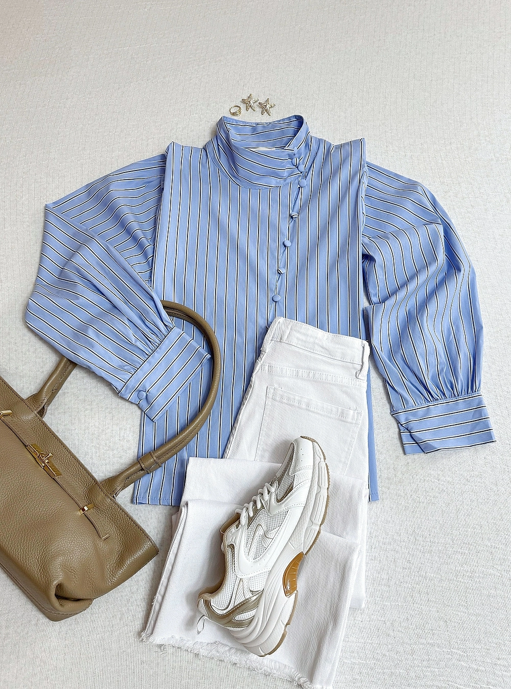 Camisa ml cruzada rayas chef