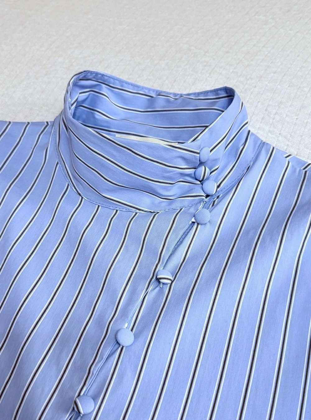 Camisa ml cruzada rayas chef Camisa ml cruzada rayas chef