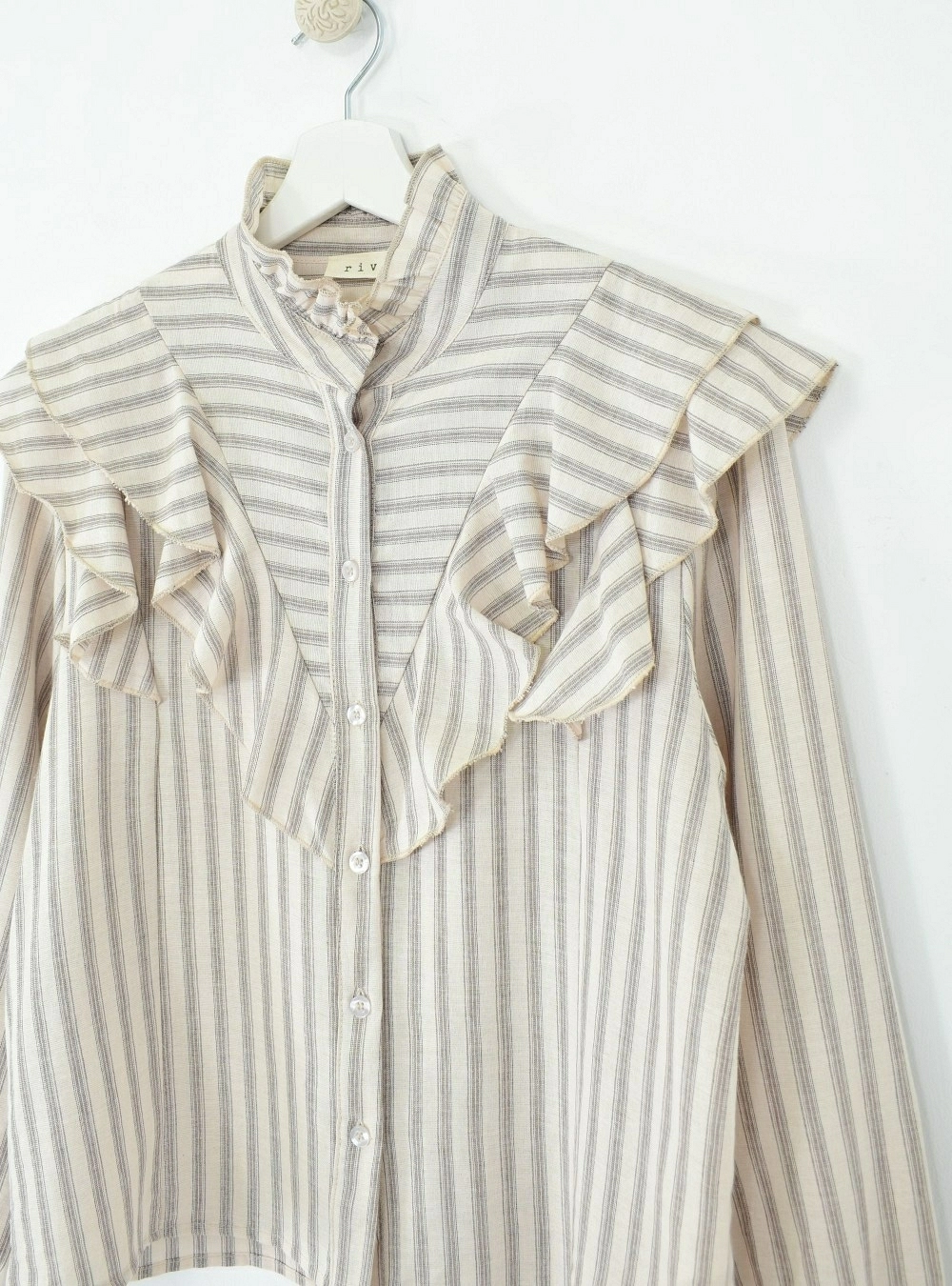 Camisa ml rayas y volantes V