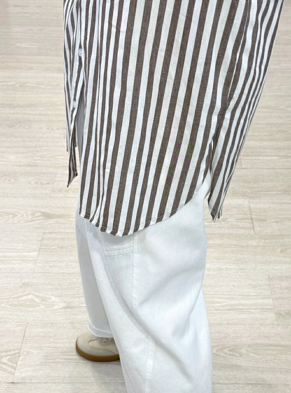 Camisa raya ancha Camisa raya ancha