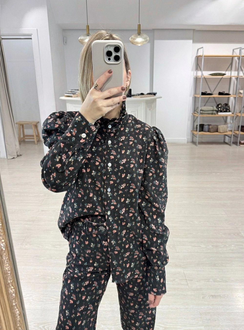 Camisa set night flowers Camisa set night flowers