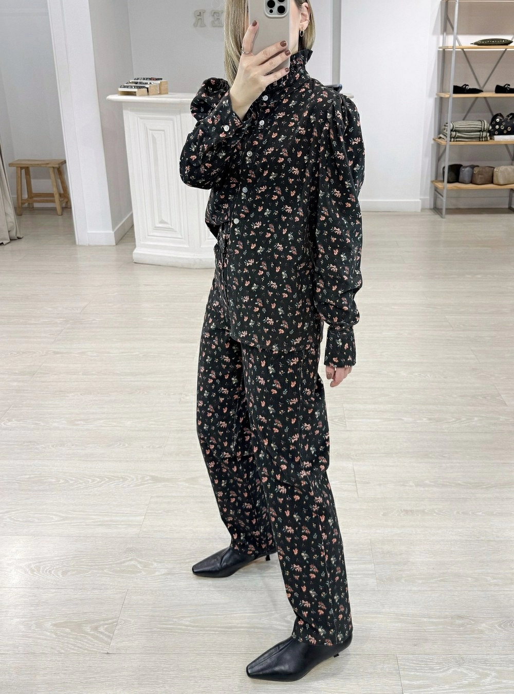 Camisa set night flowers Camisa set night flowers