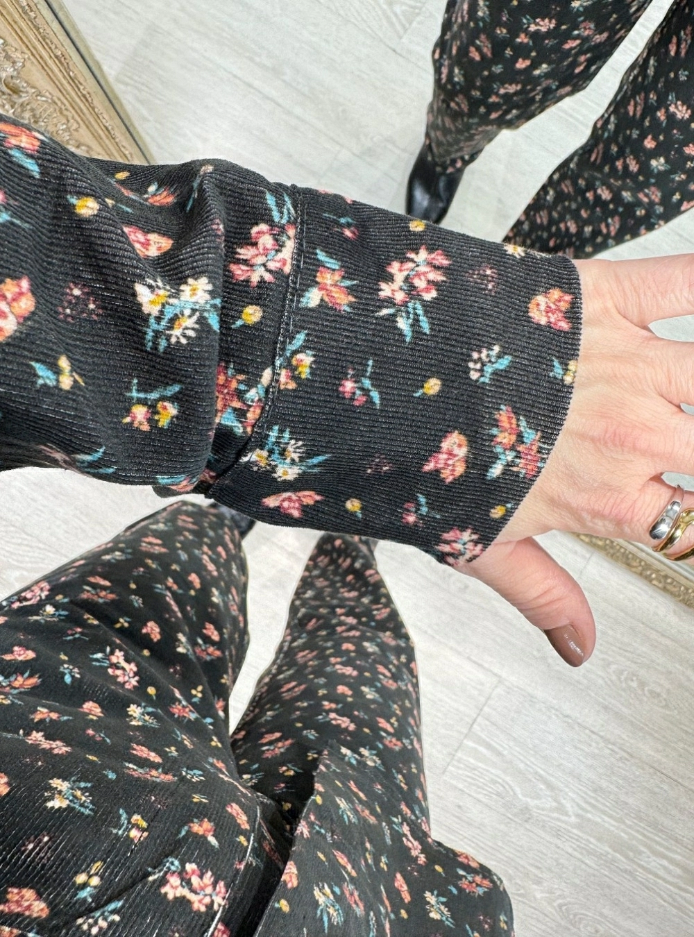 Camisa set night flowers Camisa set night flowers