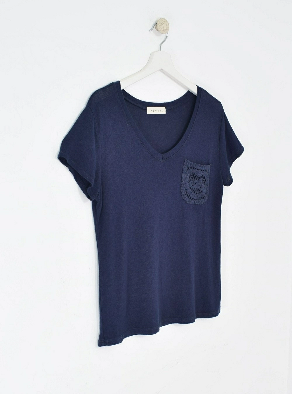 Camiseta mc bolsillo bordado Camiseta mc bolsillo bordado
