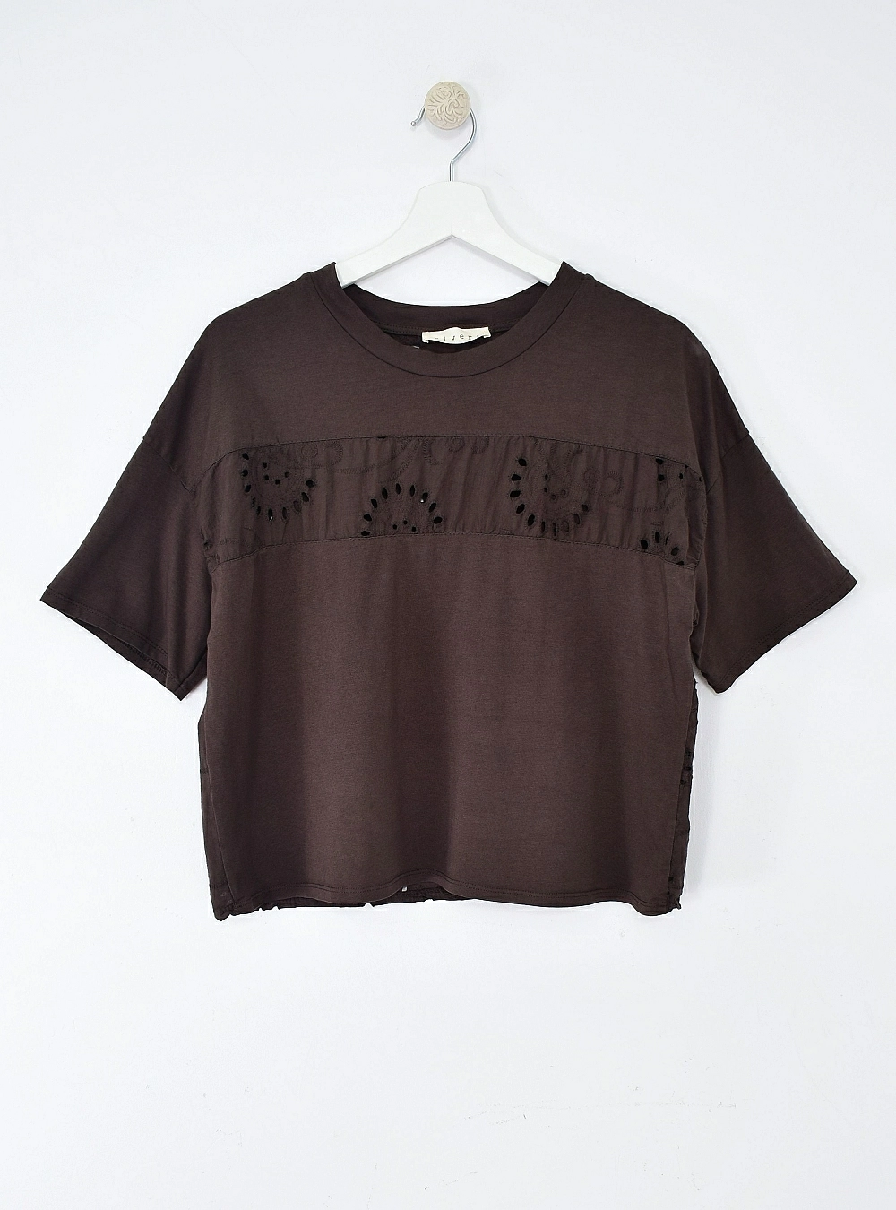 Camiseta mc espalda troquelada