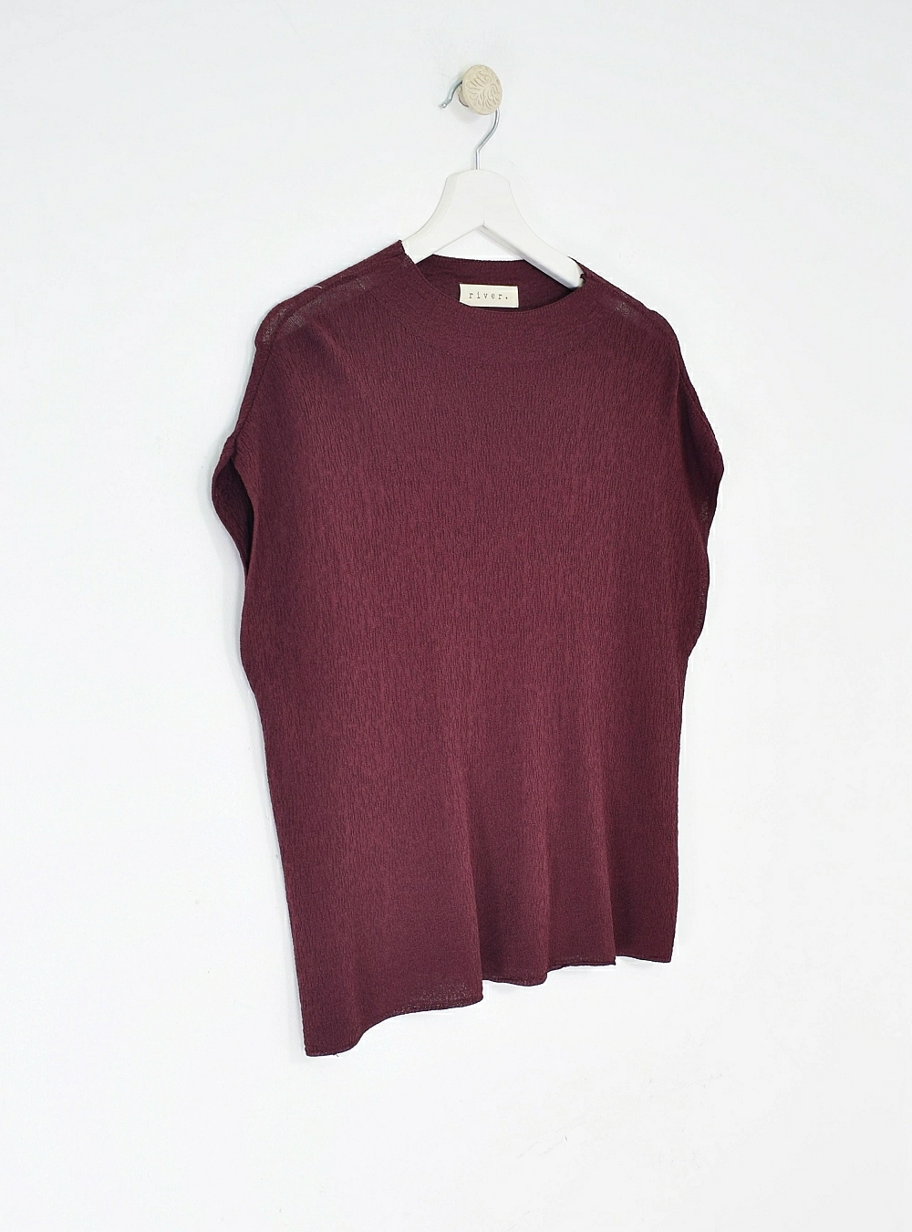 Camiseta sm tejido rugoso