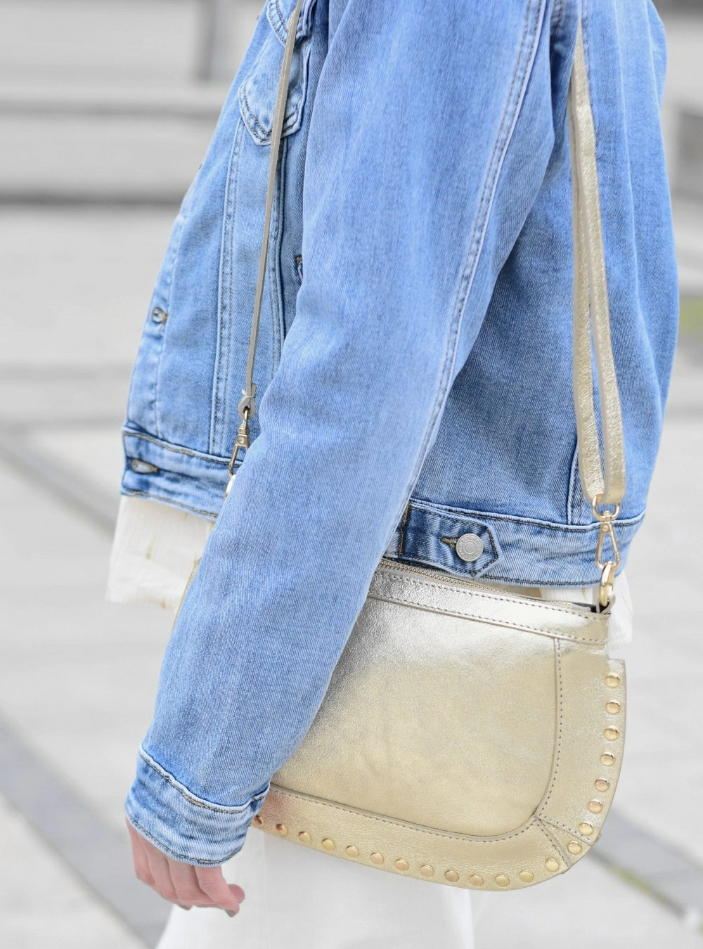 Cazadora denim washed