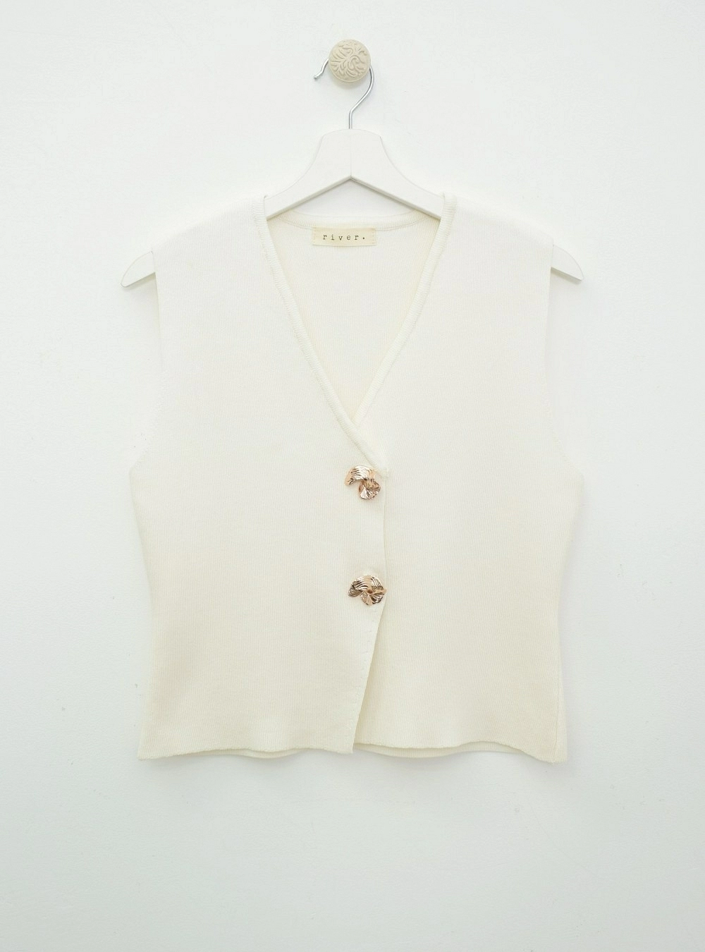 Chaleco botones joya