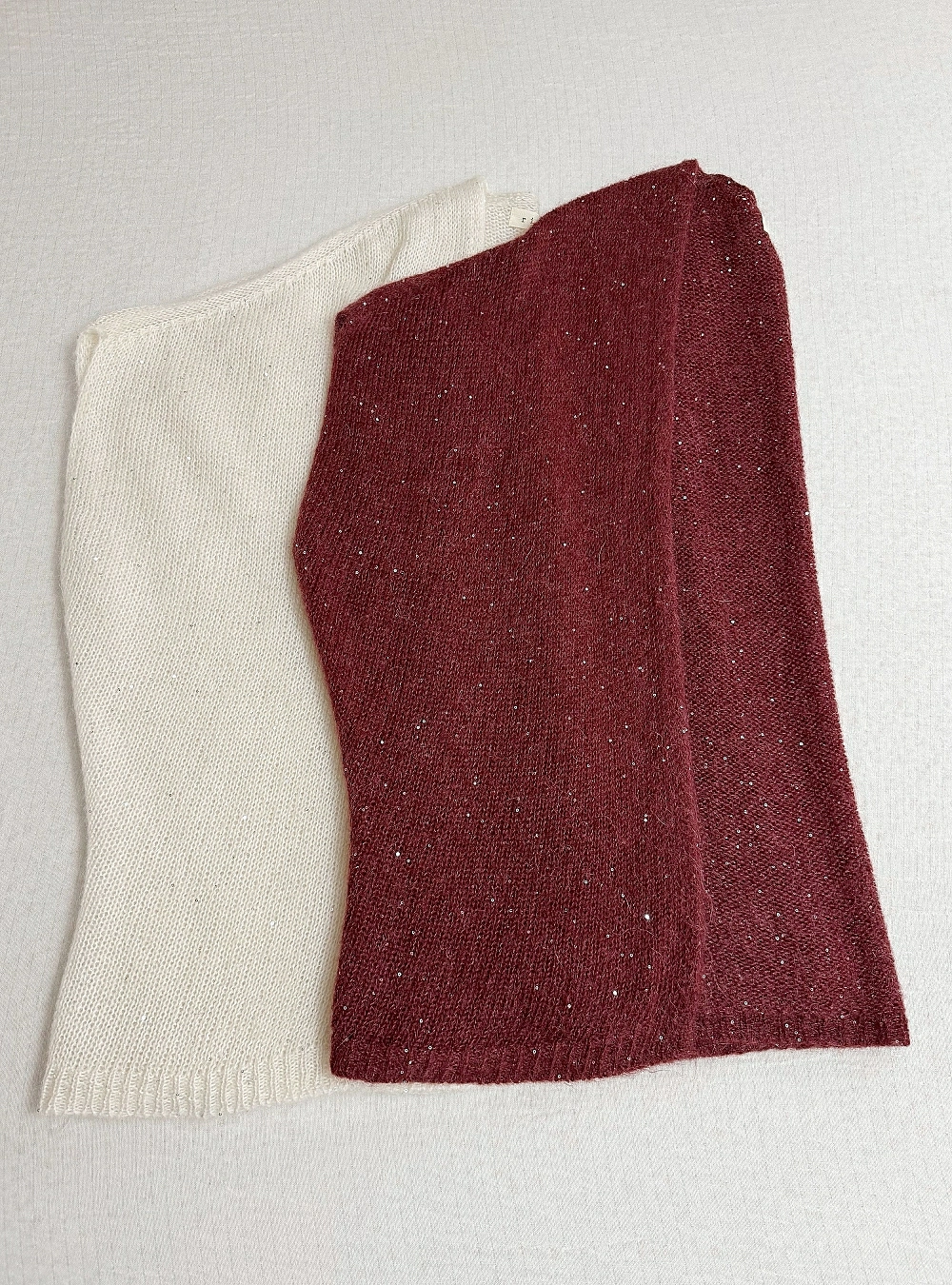 Chaleco oversize mini lentejuelas