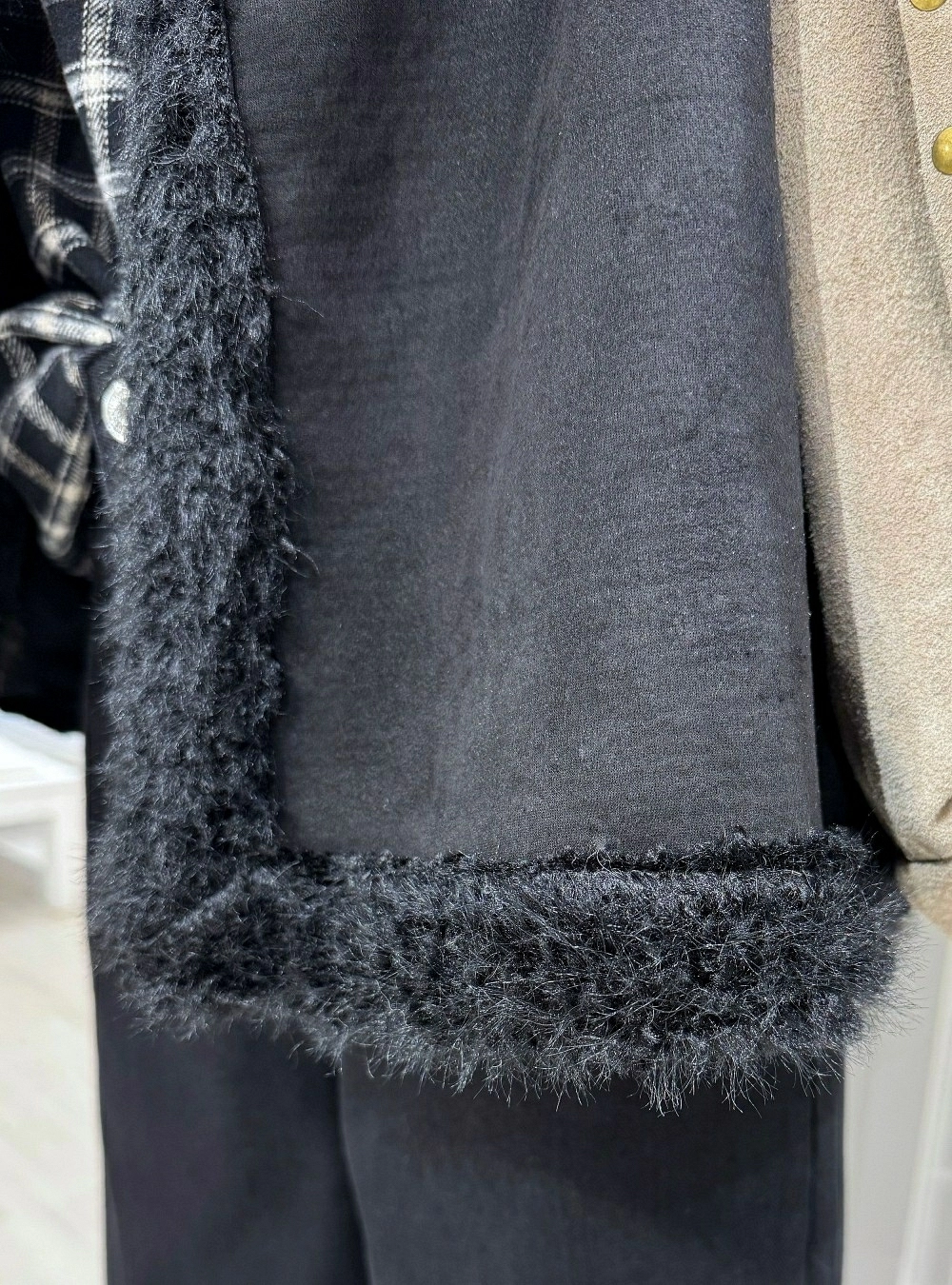 Chaleco pelo y antelina Chaleco pelo y antelina