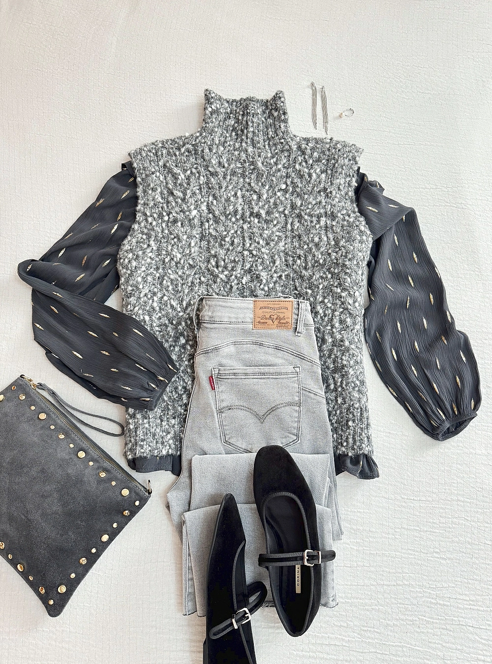 Chaleco punto cuello chimenea