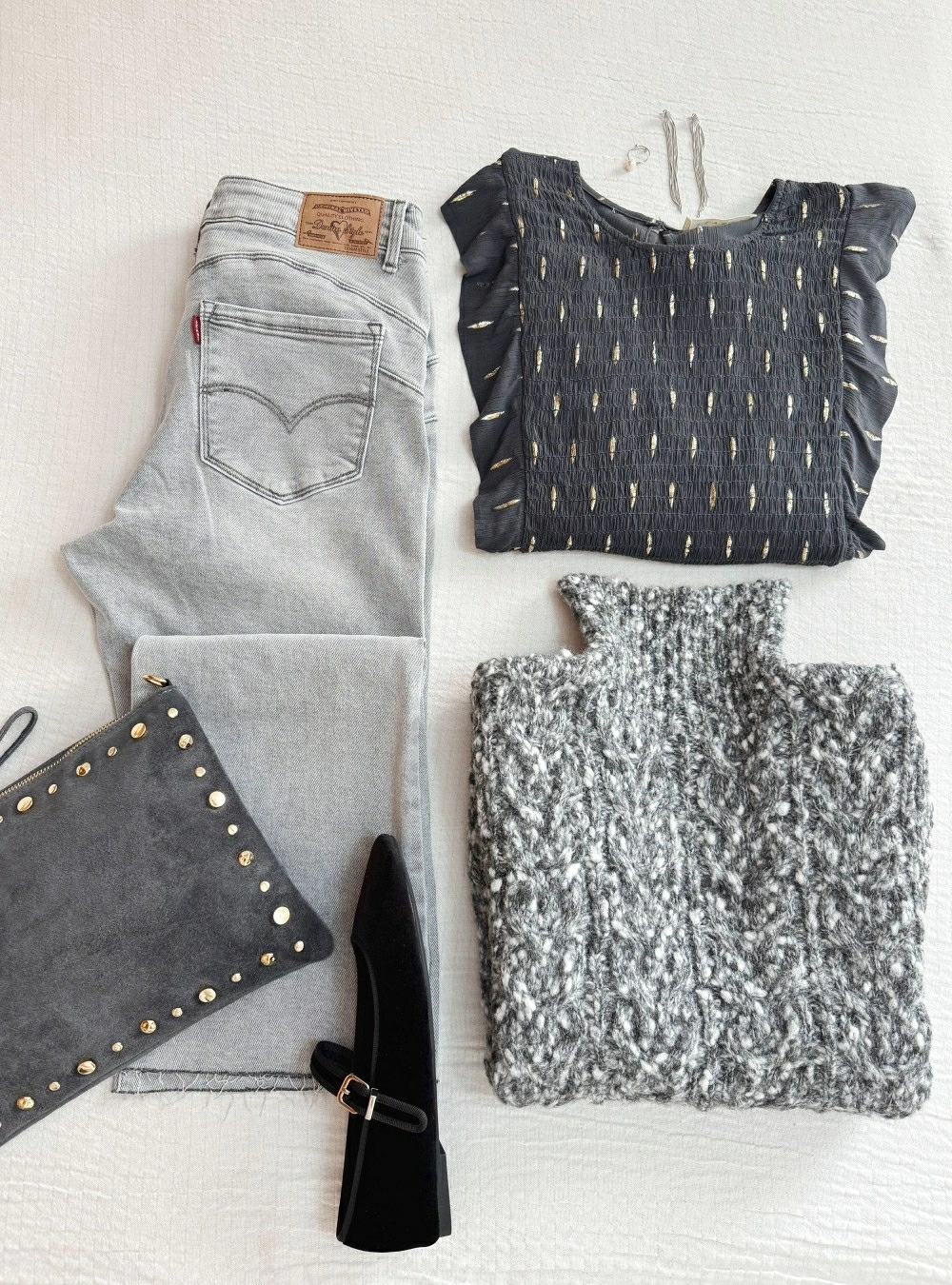 Chaleco punto cuello chimenea