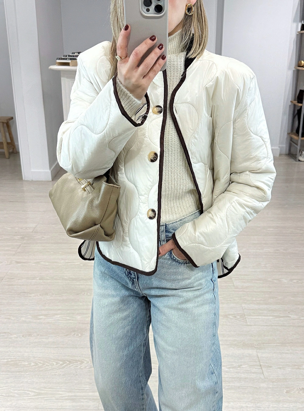 Chaqueta acolchado fino SS