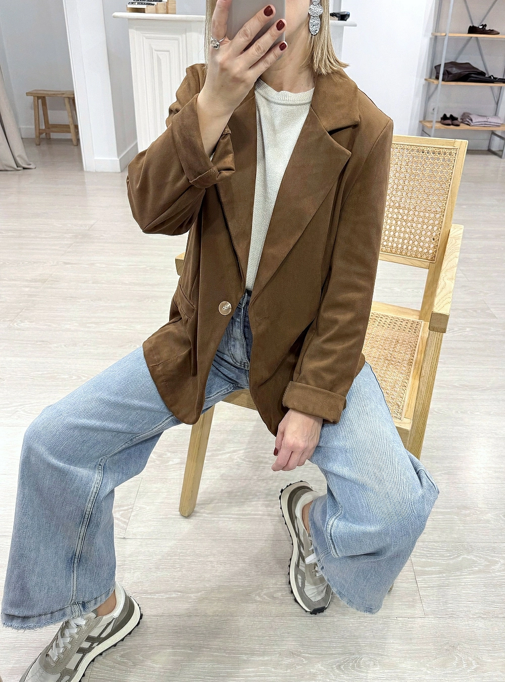 Chaqueta americana Antelina
