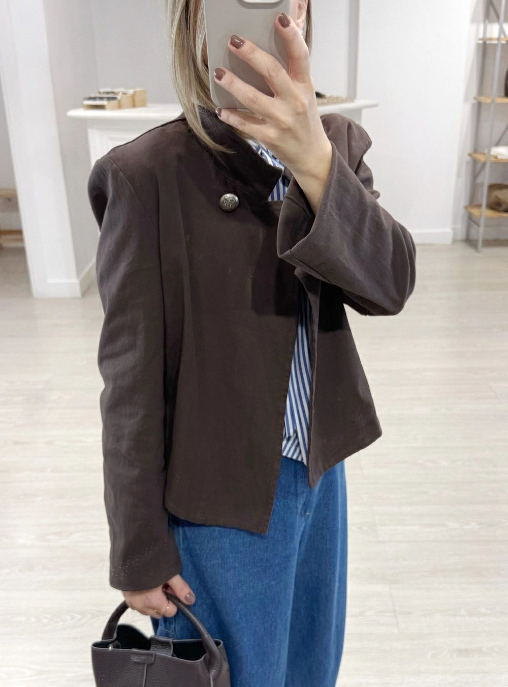 Chaqueta cruzada 1 boton Chaqueta cruzada 1 boton