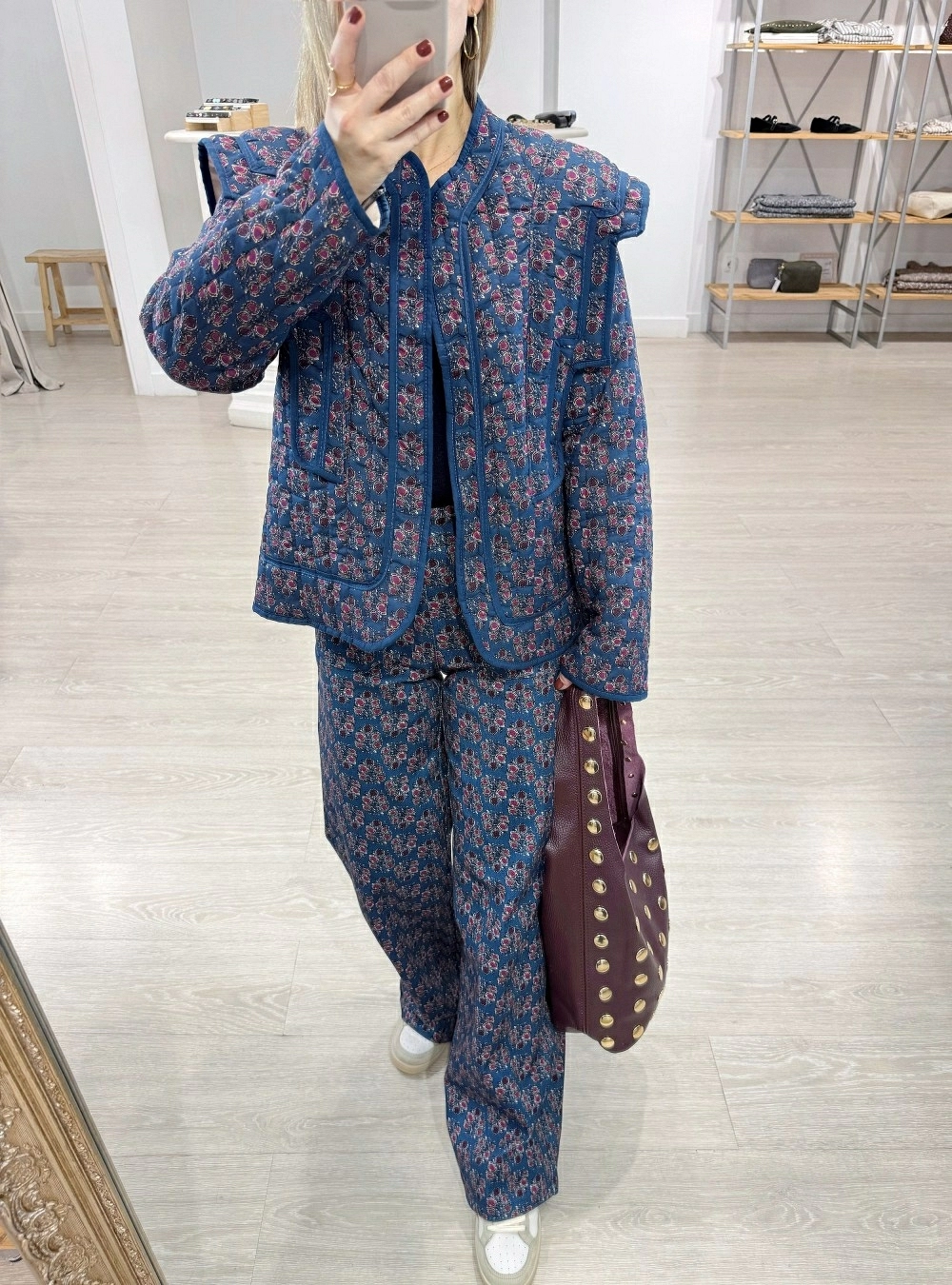 Chaqueta estampada bayas Chaqueta estampada bayas