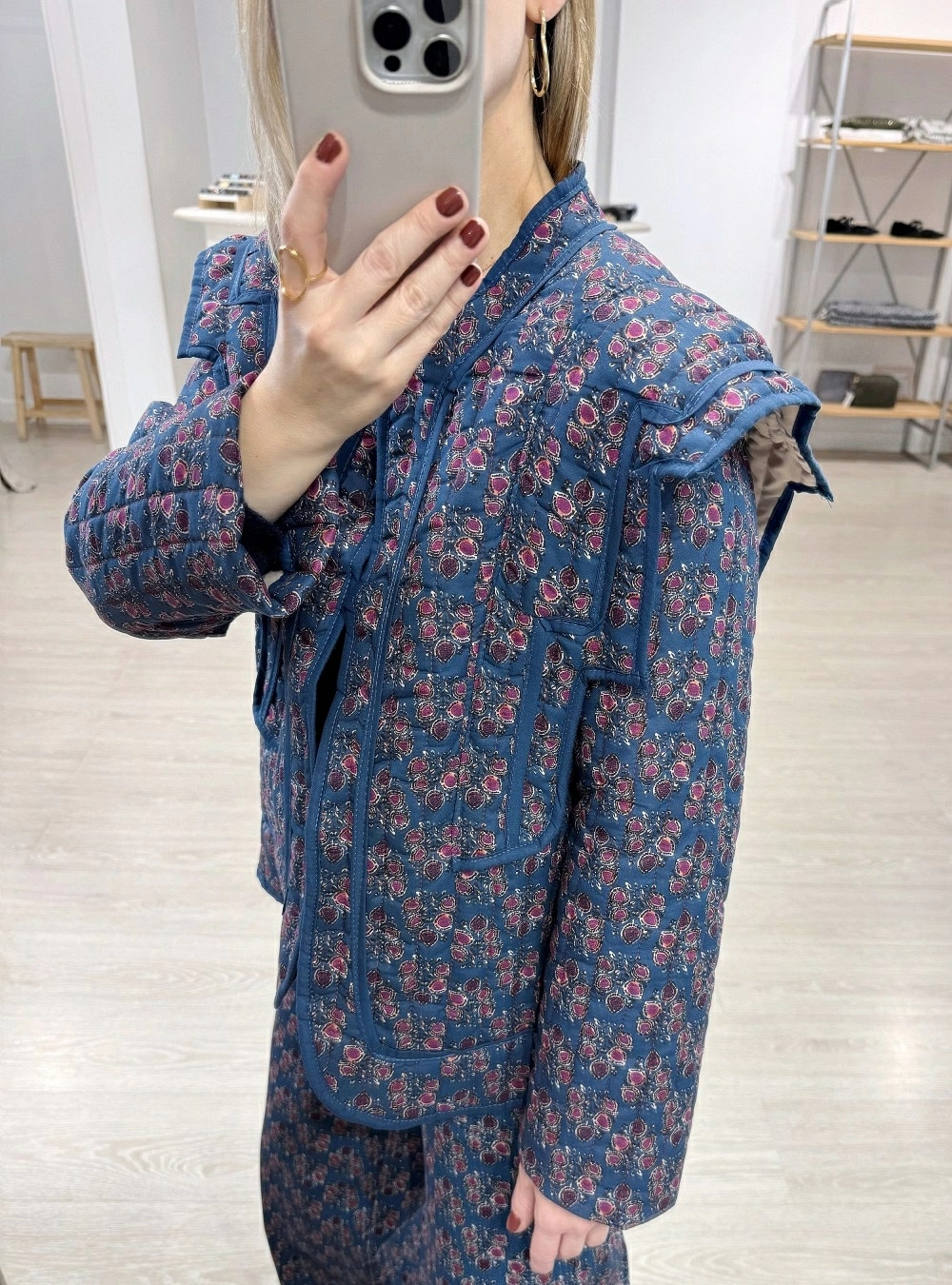 Chaqueta estampada bayas Chaqueta estampada bayas