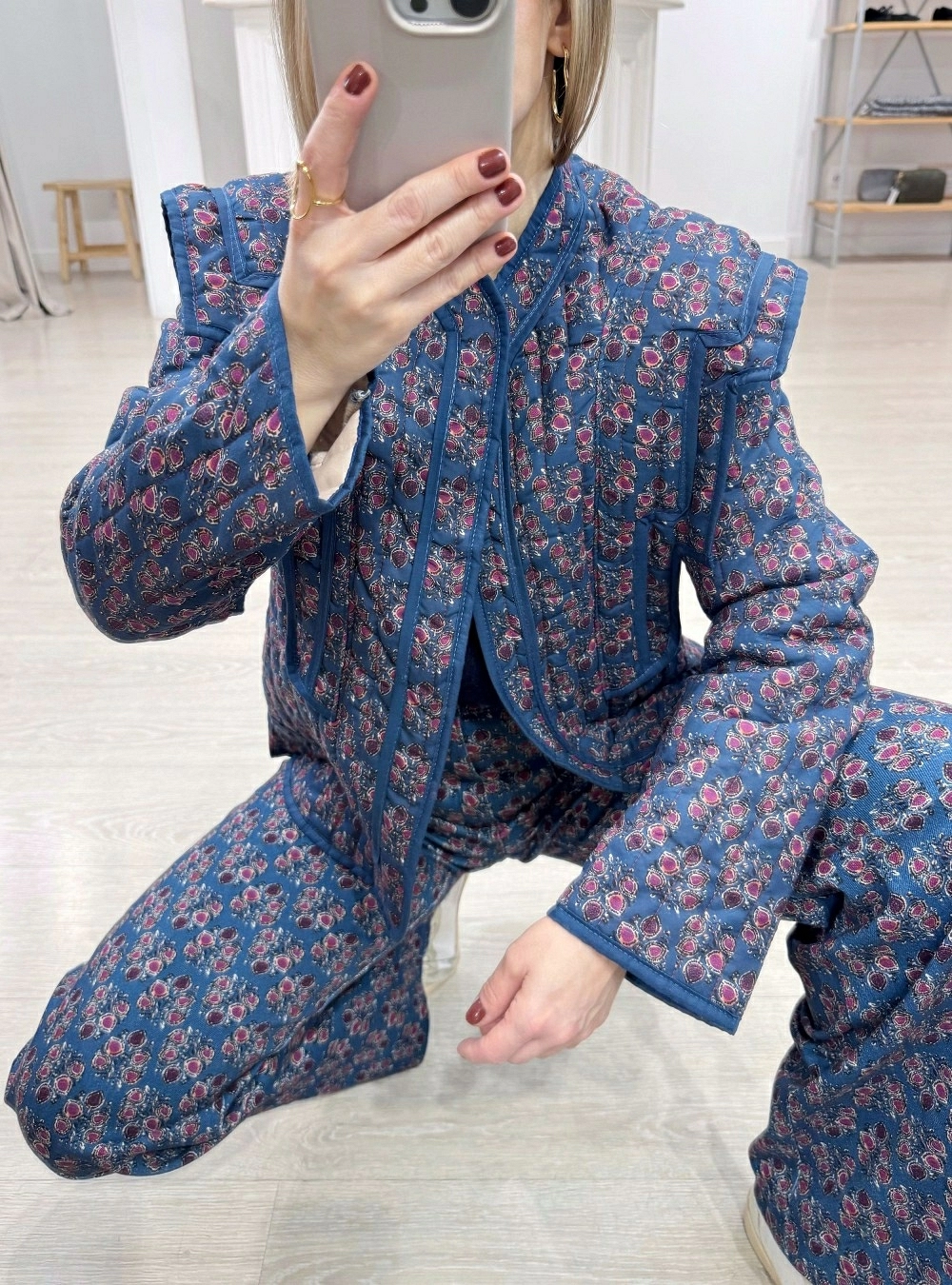 Chaqueta estampada bayas Chaqueta estampada bayas