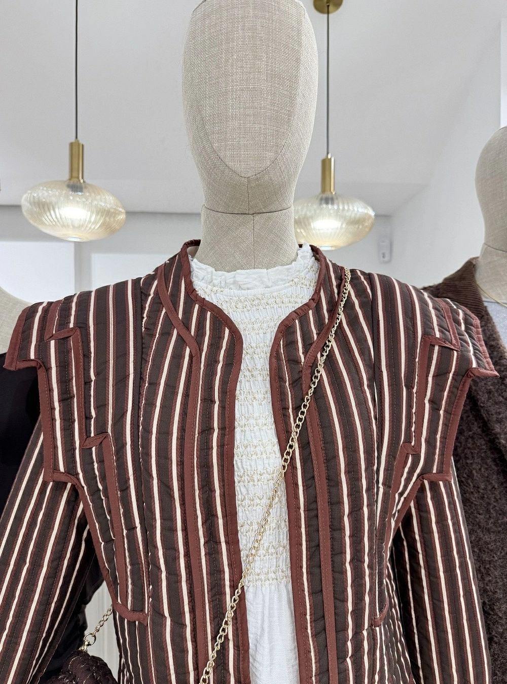 Chaqueta estampada rayas Chaqueta estampada rayas