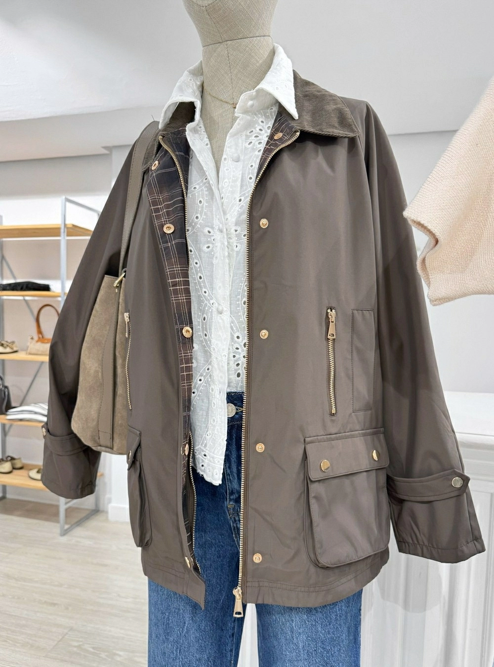 Chaqueta golden cuello pana Chaqueta golden cuello pana