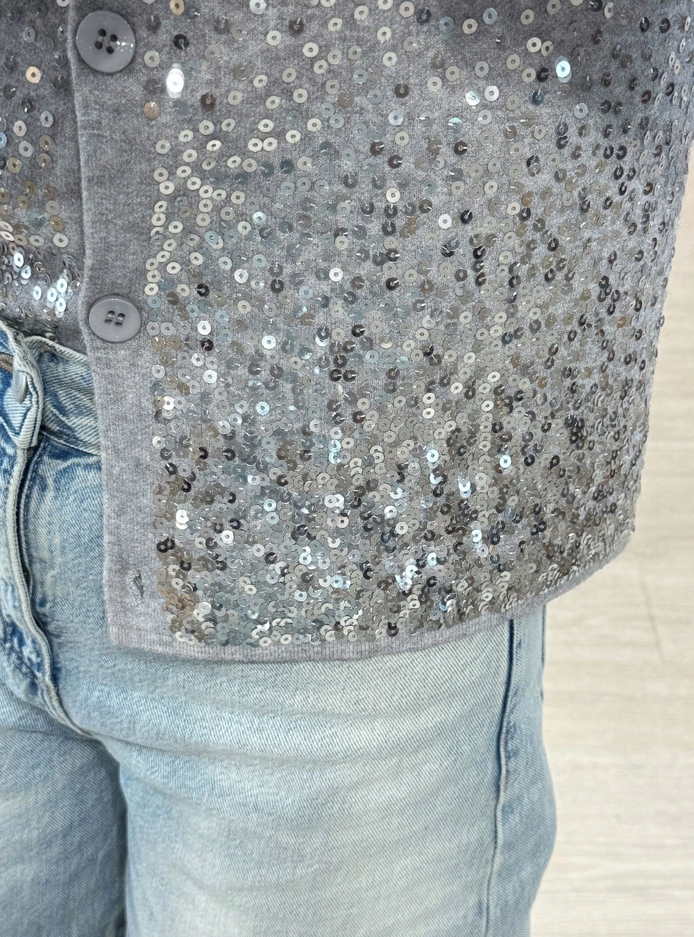 Chaqueta lluvia de lentejuelas