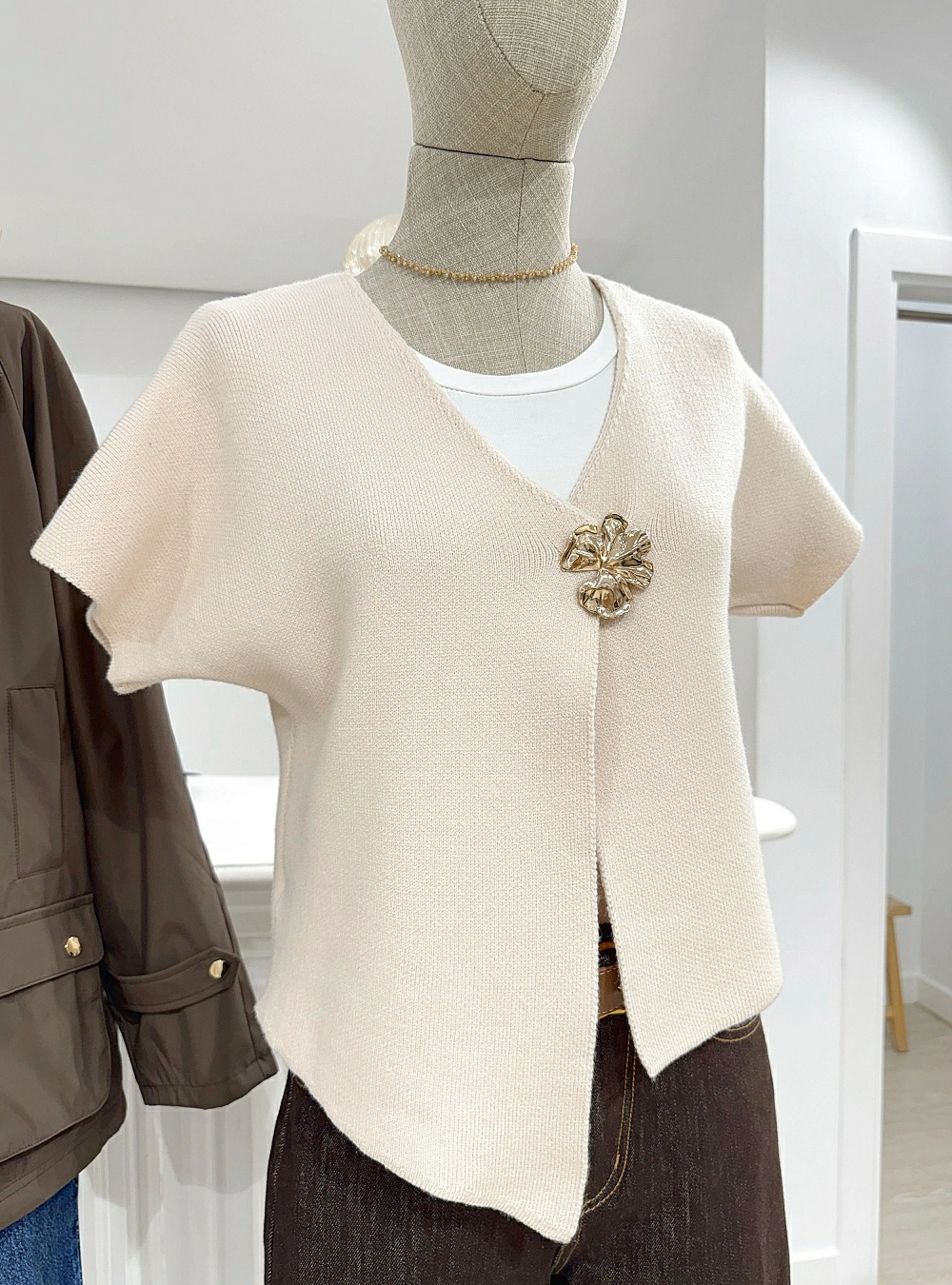 Chaqueta mc broche hoja
