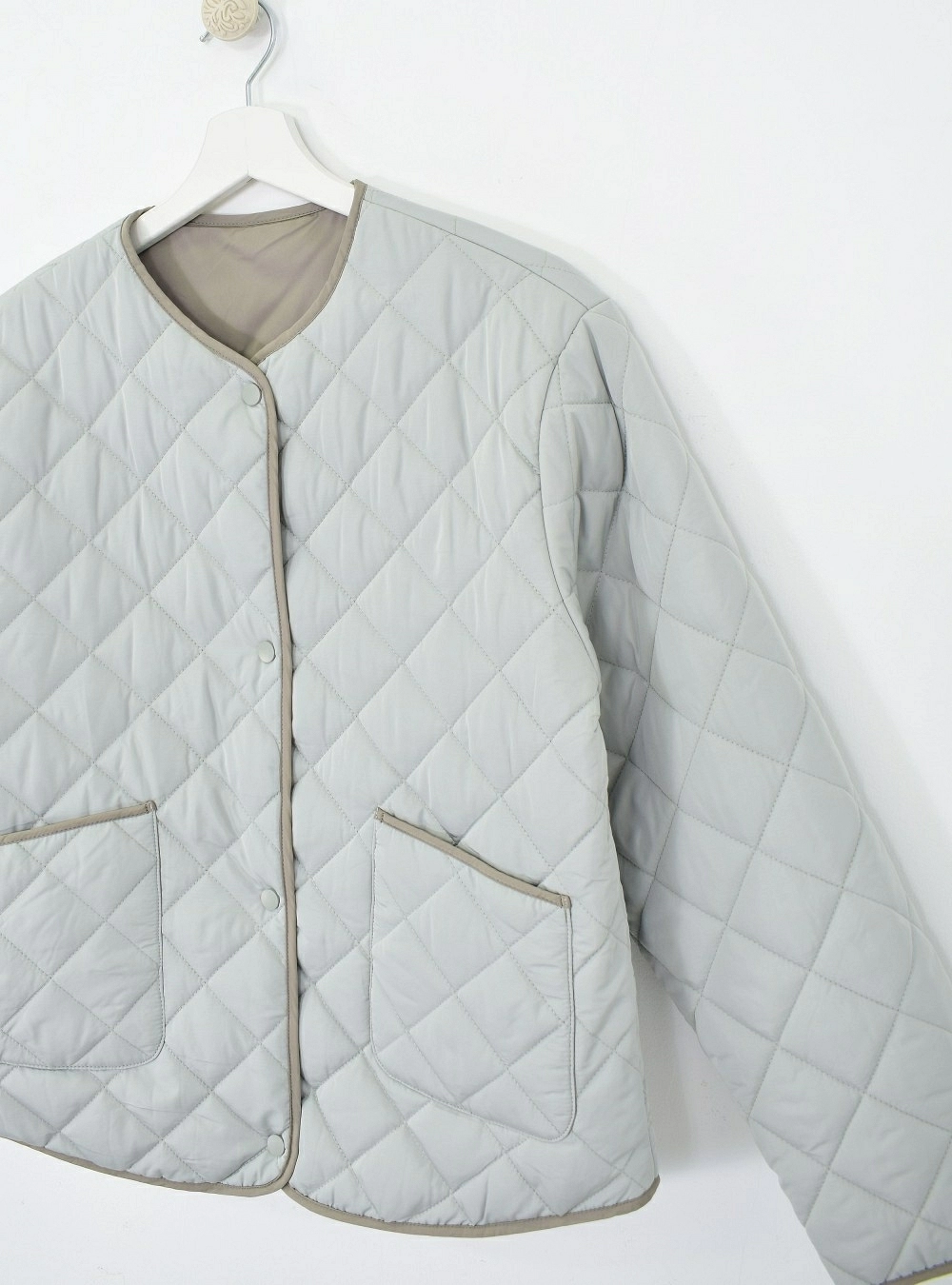 Chaqueta padding bordes