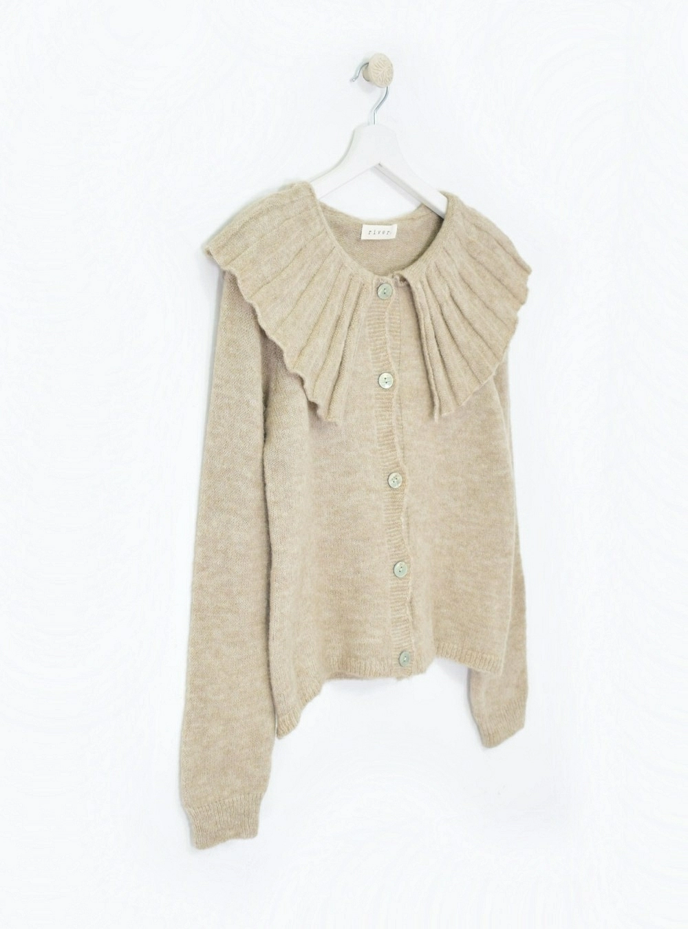 Chaqueta punto cuello bebe