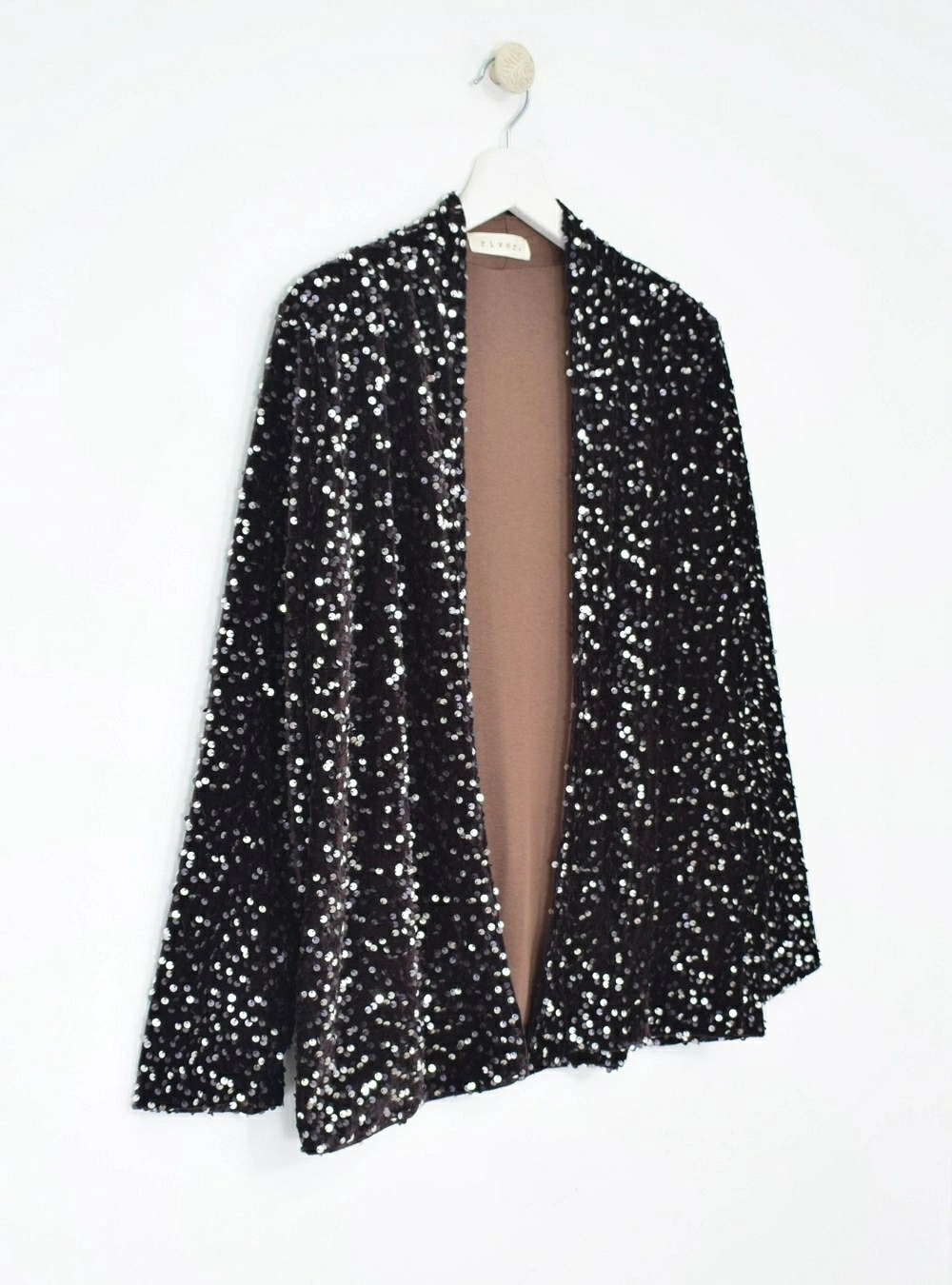 Chaqueta terciopelo con lentejuelas