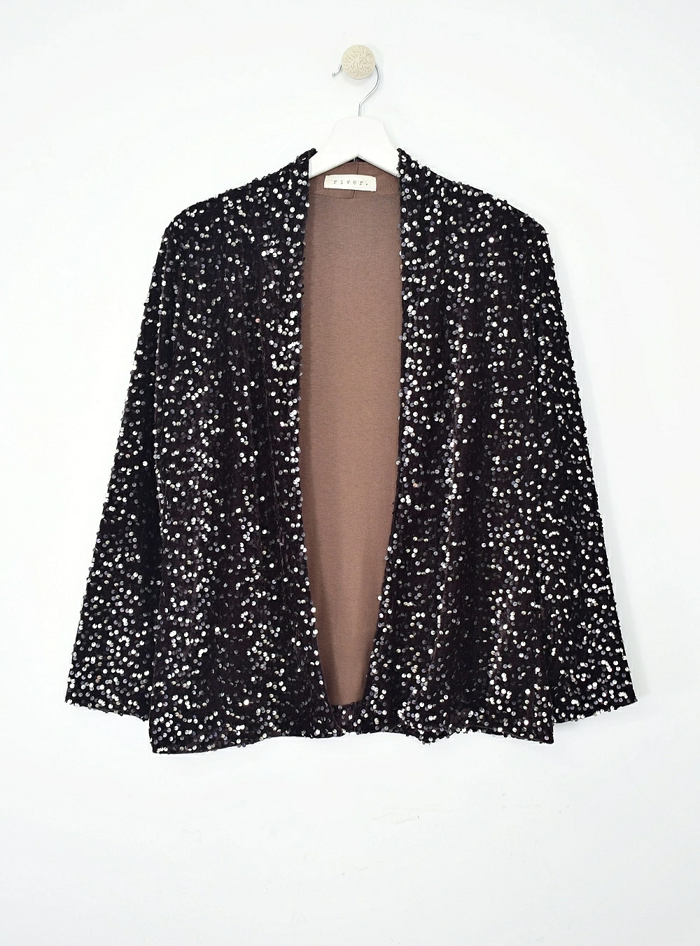 Chaqueta terciopelo con lentejuelas