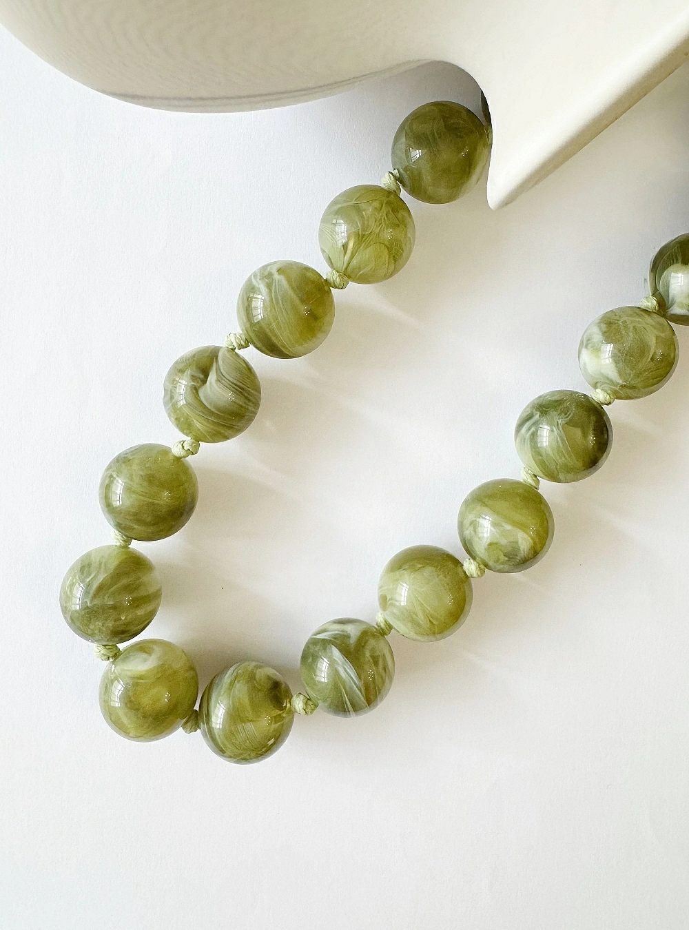 Collar esferas nacaradas