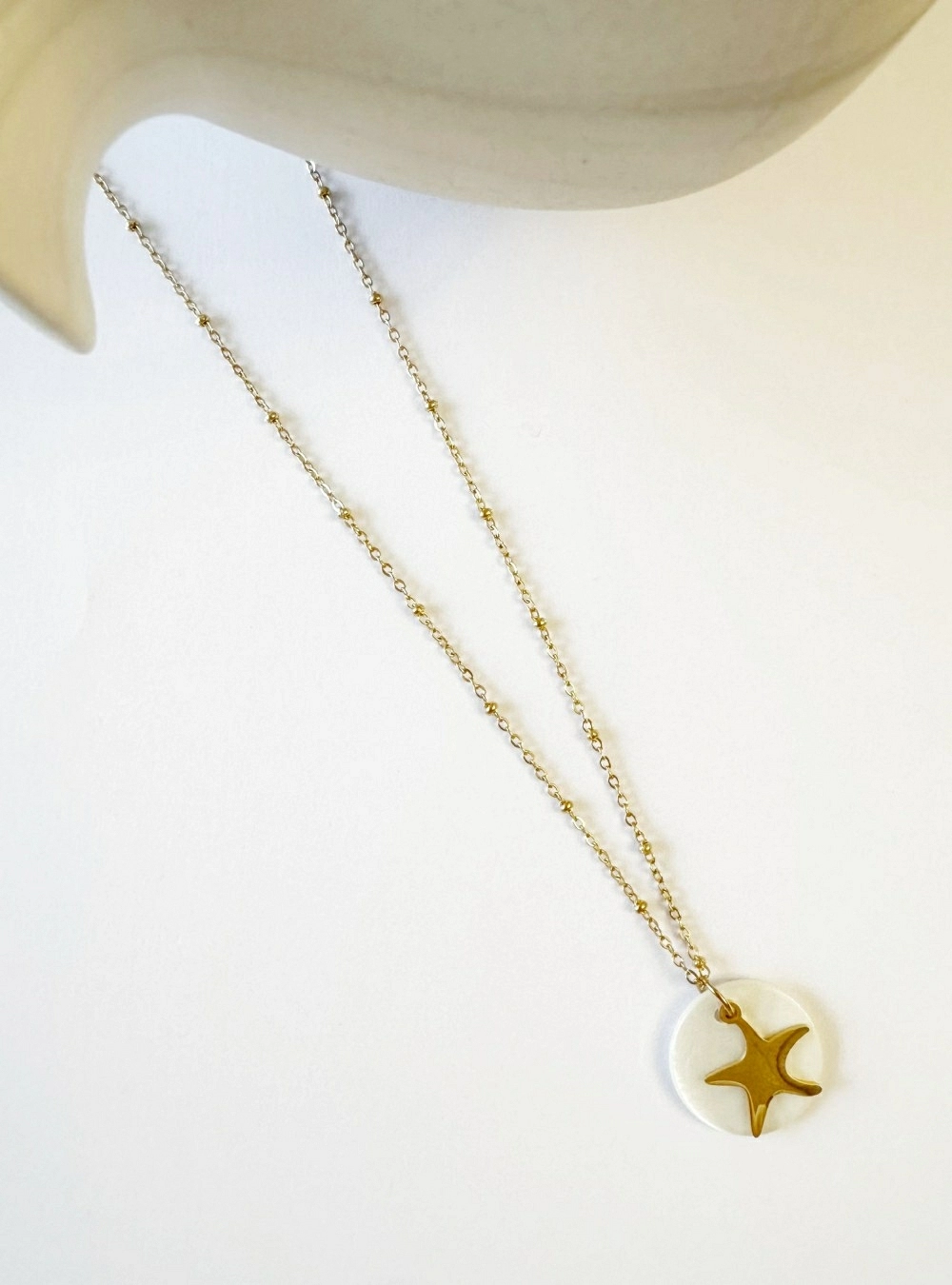 Collar estrella y nacar