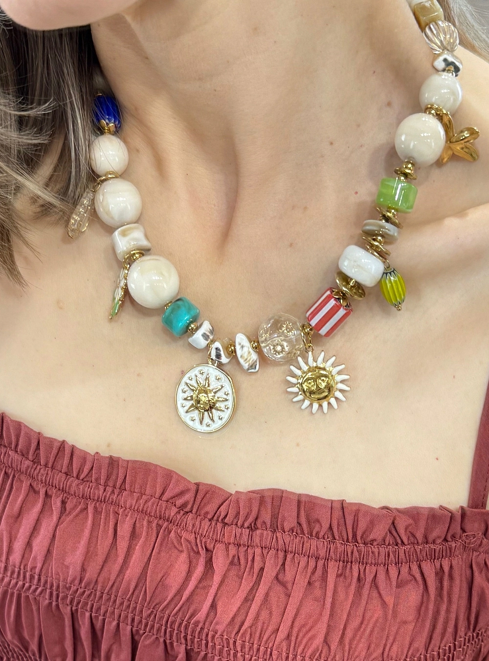 Collar Maya cuentas