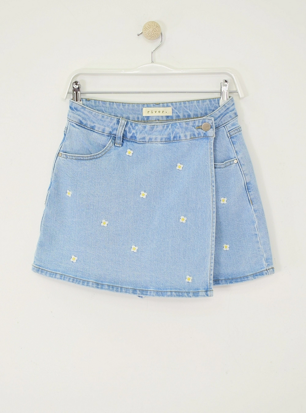 Falda pantalon flores