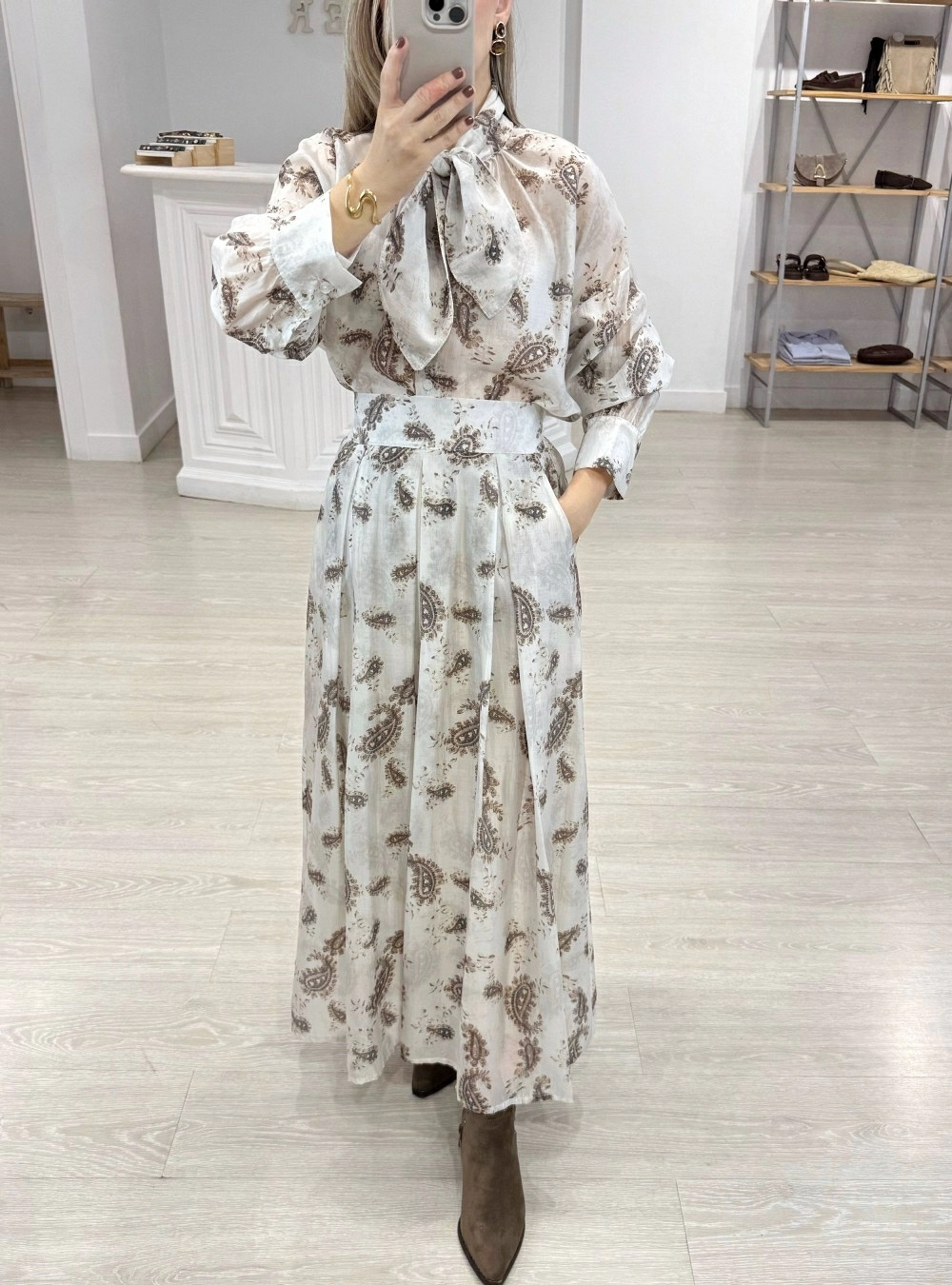 Falda set Paisley Falda set Paisley
